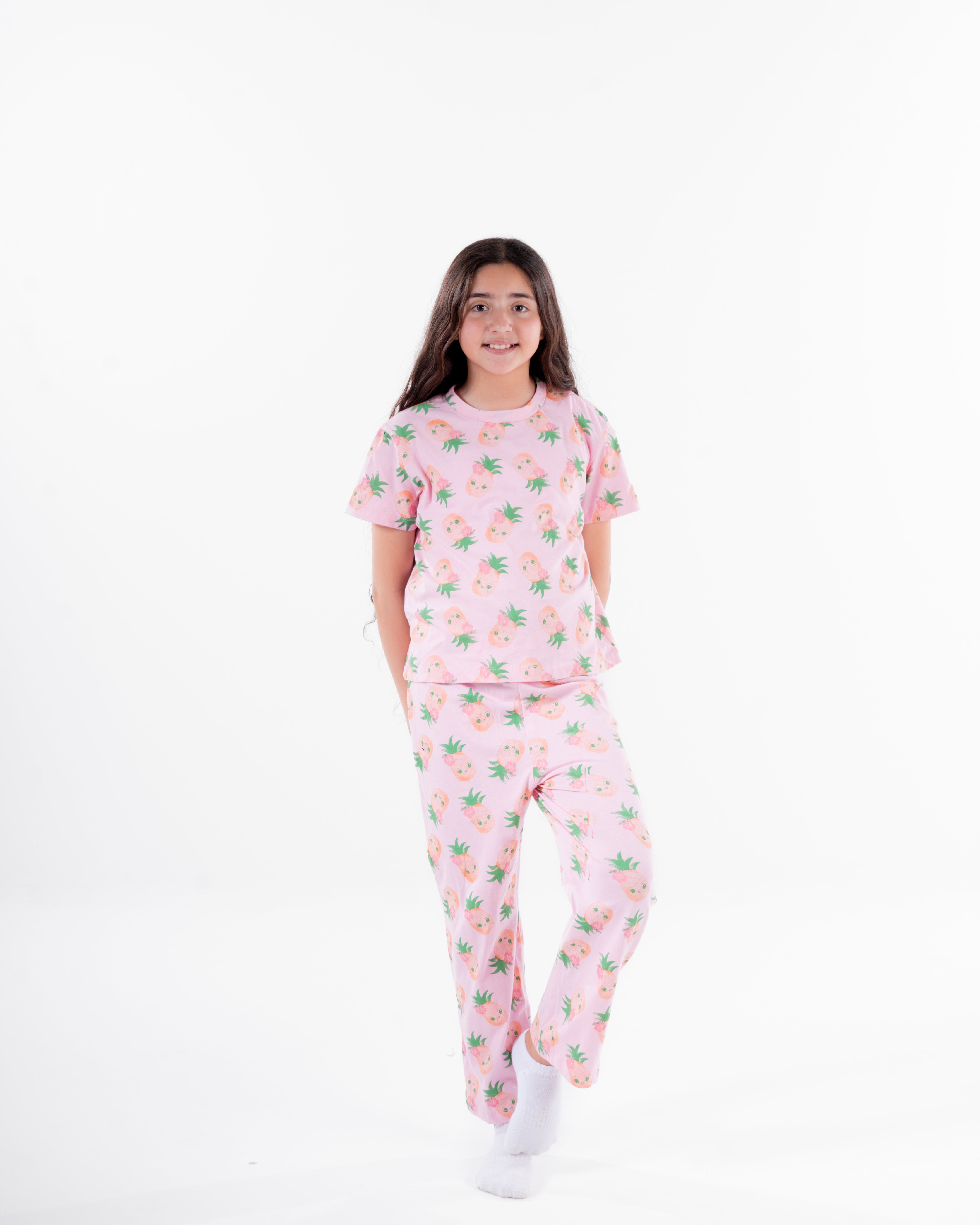 Payjama Girls Printed Pineapple Top  Payjama