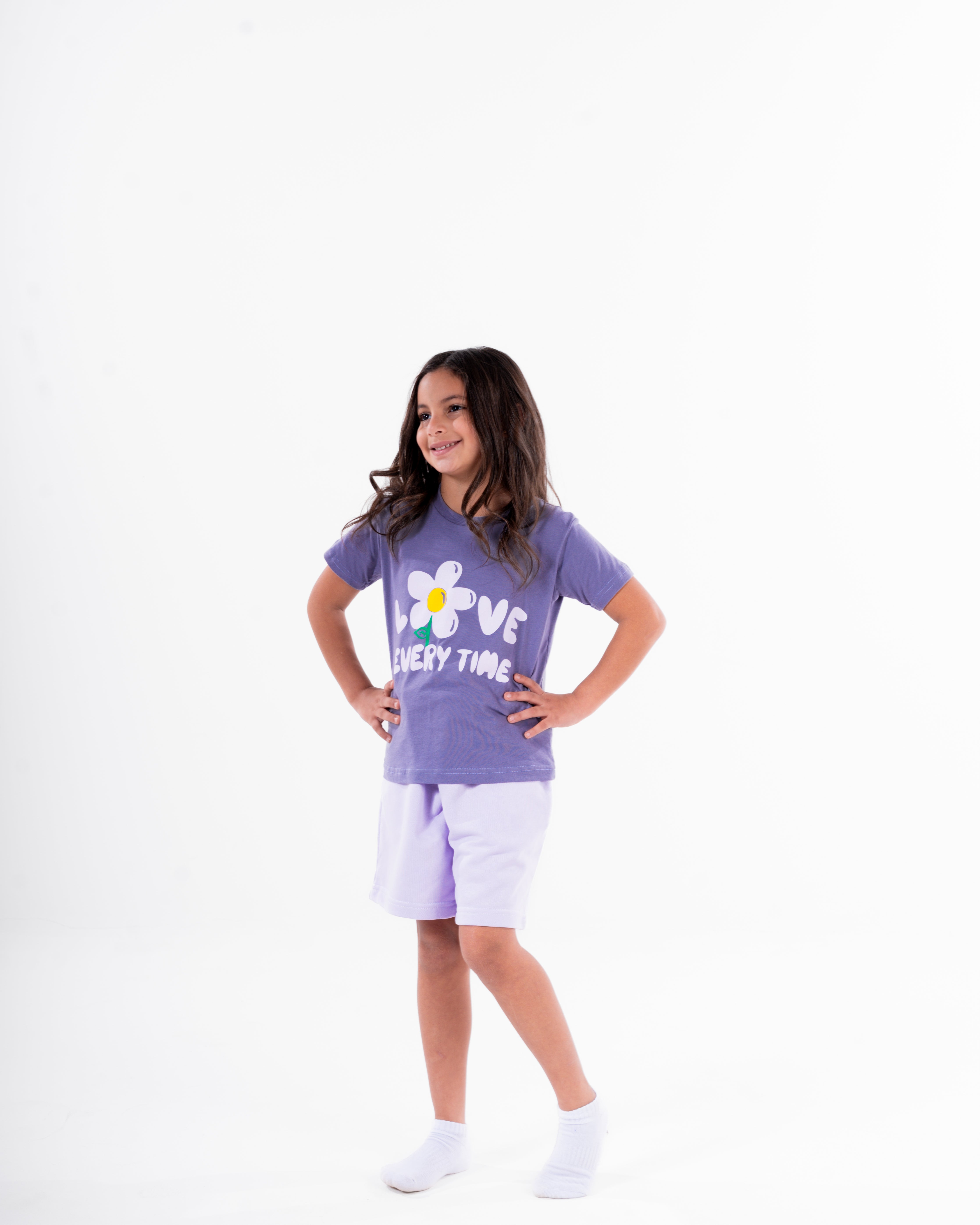 Girls Printed Love Every Time Training Suit