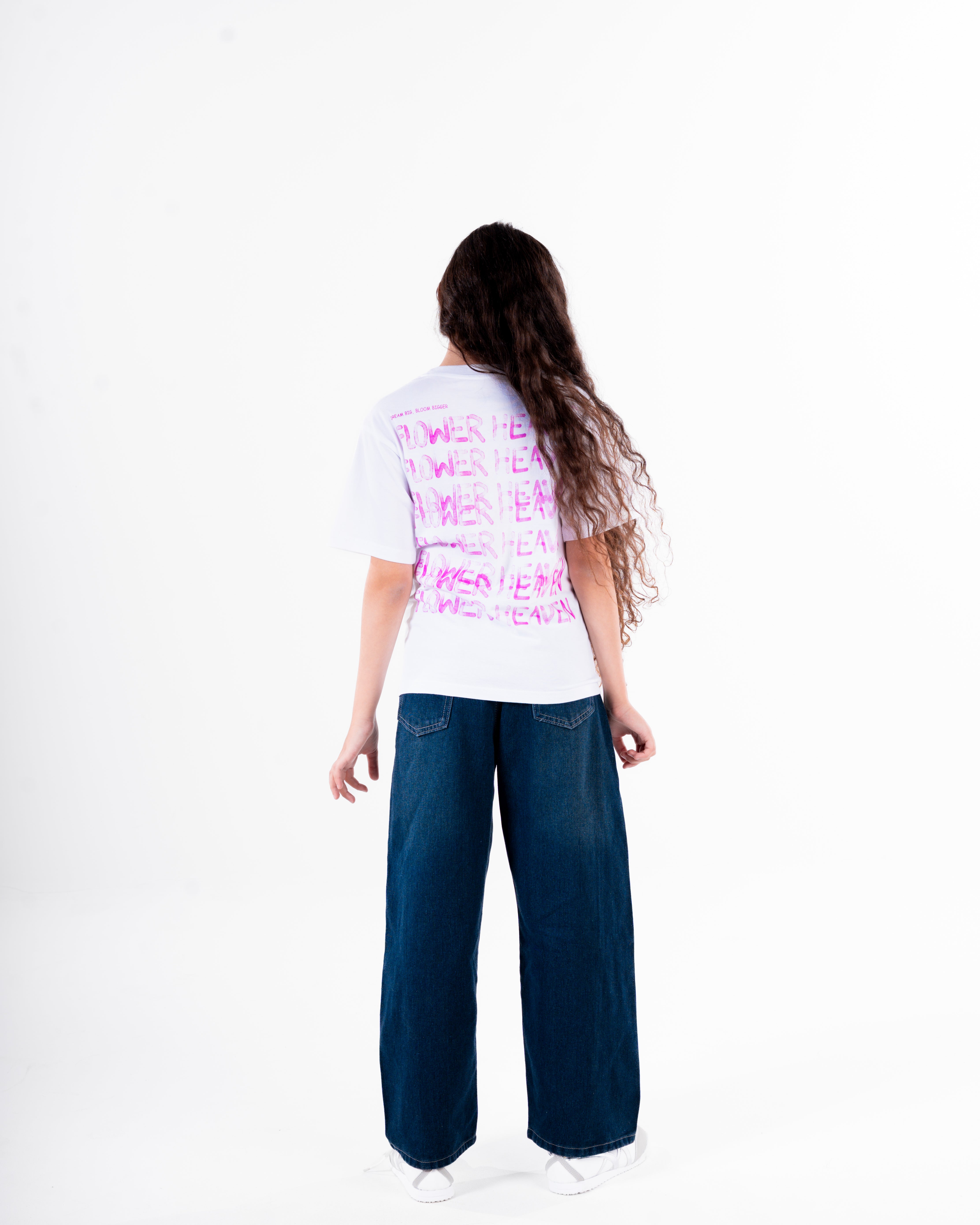 Girls Printed Half Sleeves T-Shirt