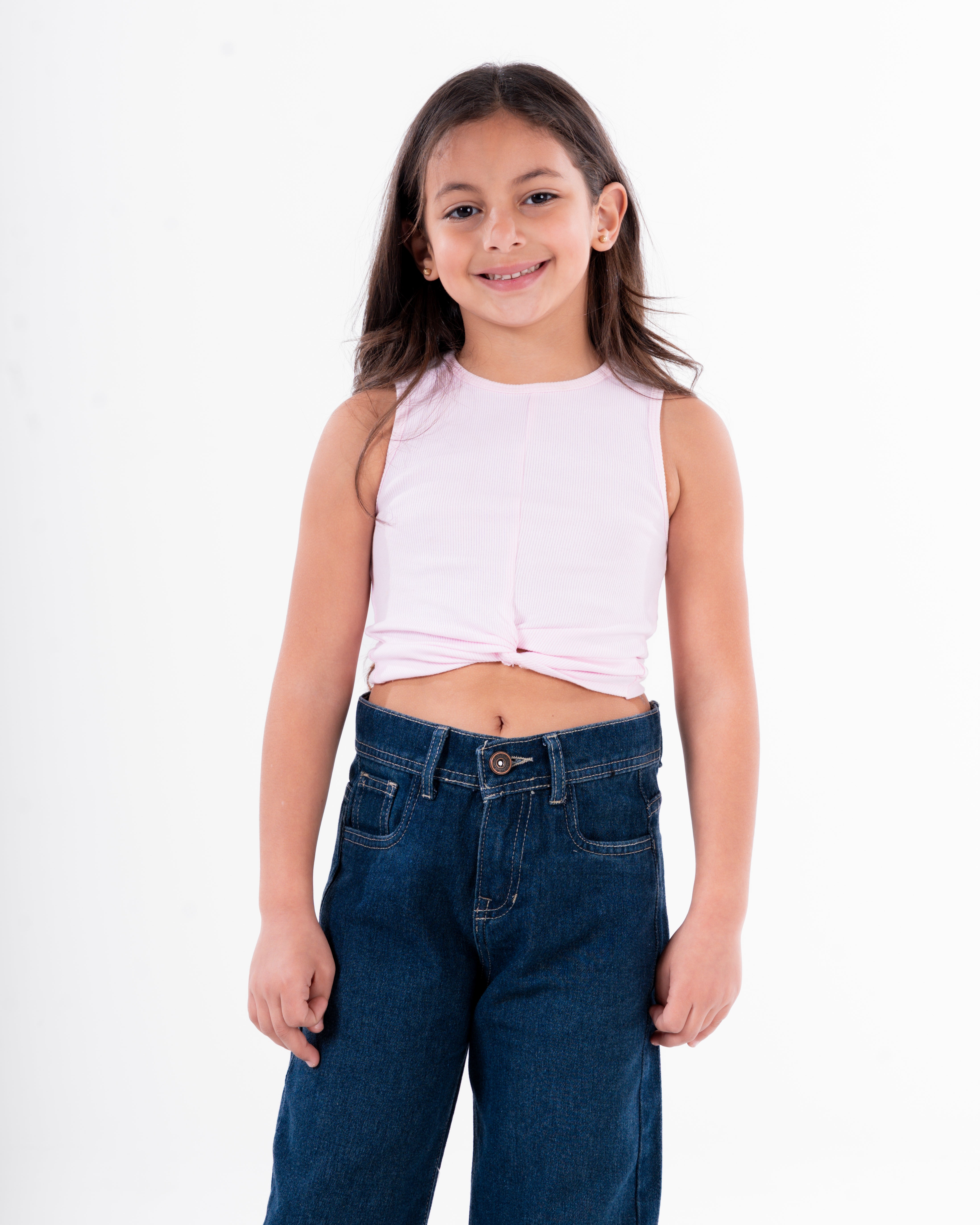 Girls Plain Cut T-Shirt