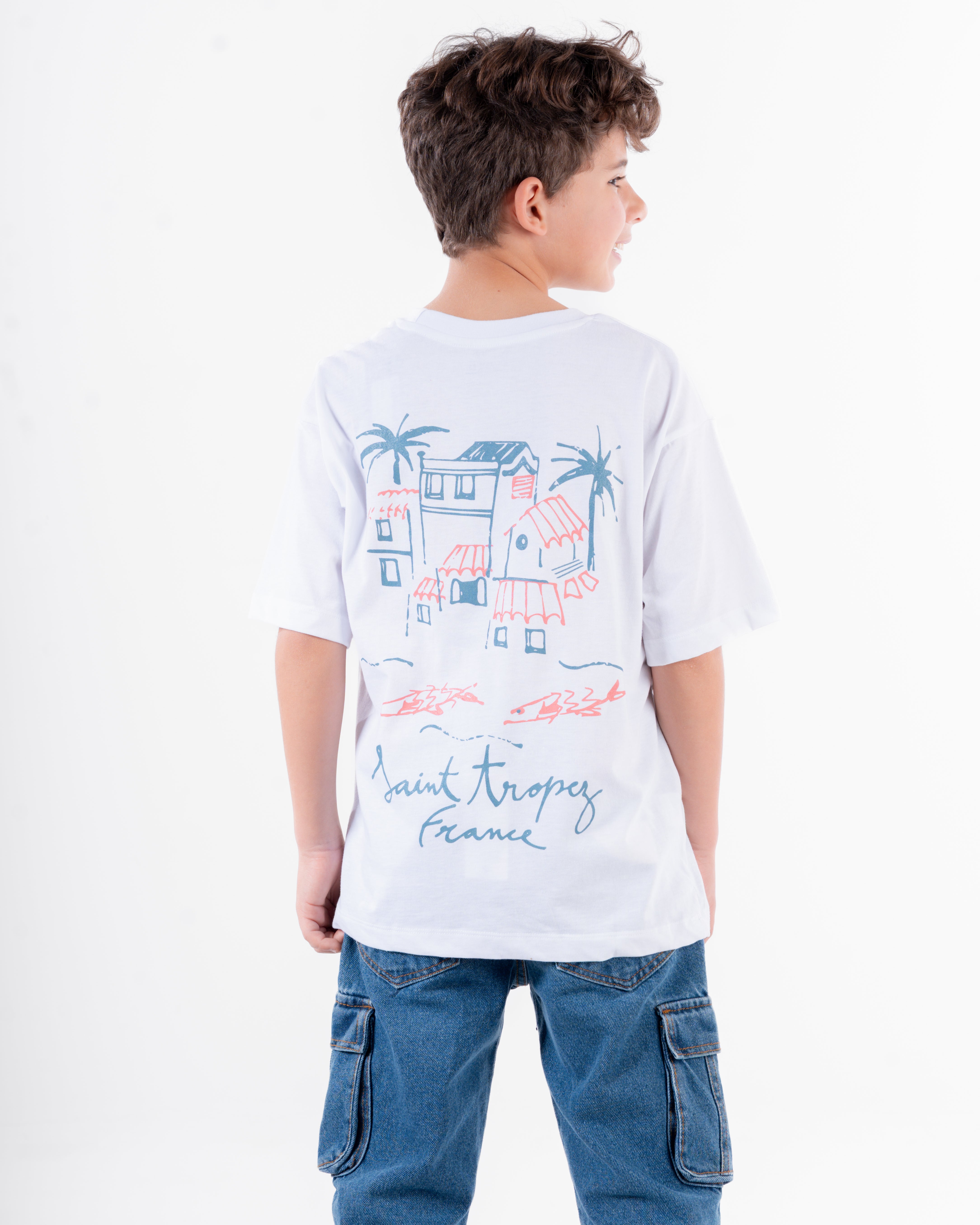 Boys Printed Half Sleeves T-Shirt