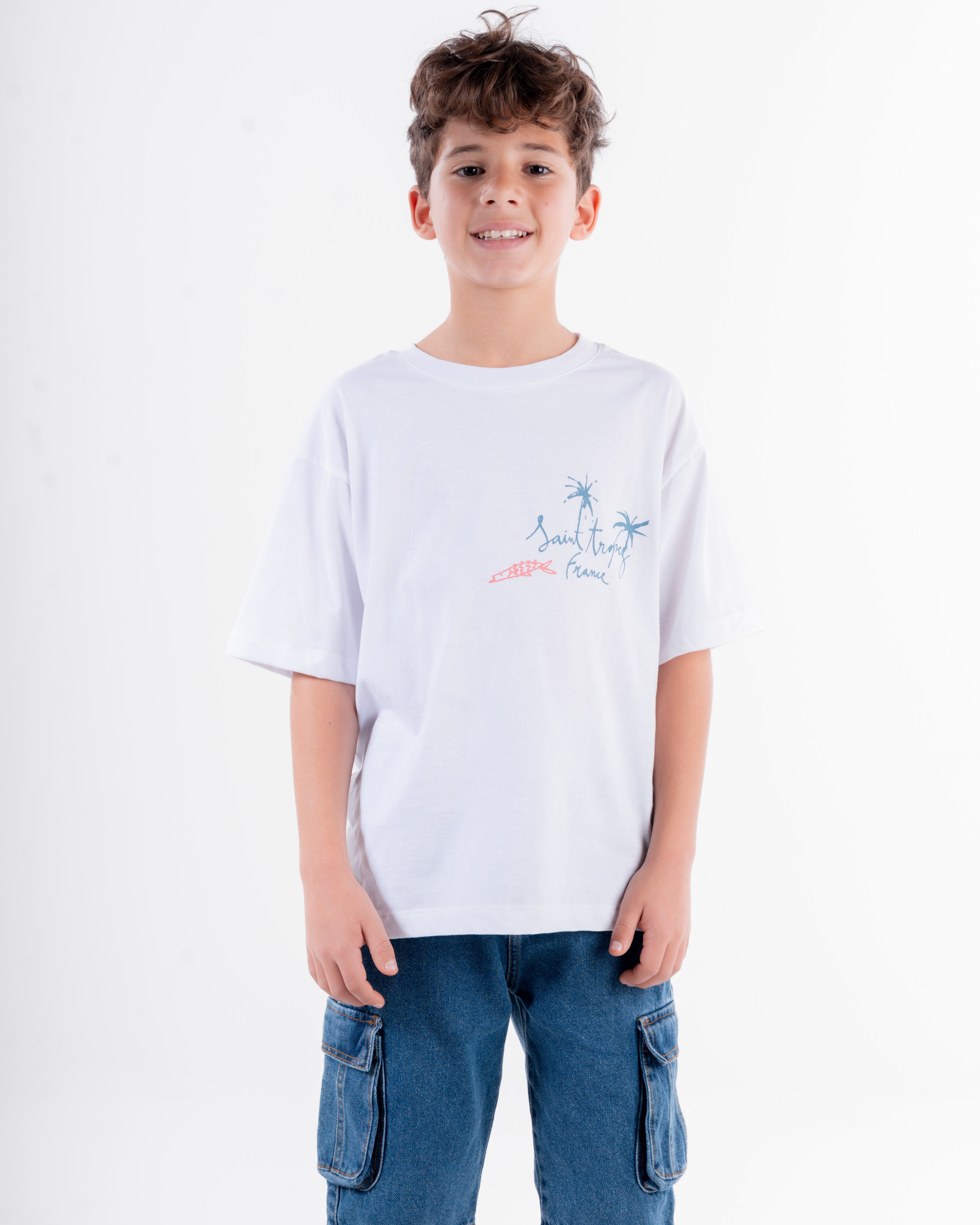 Boys Printed Half Sleeves T-Shirt