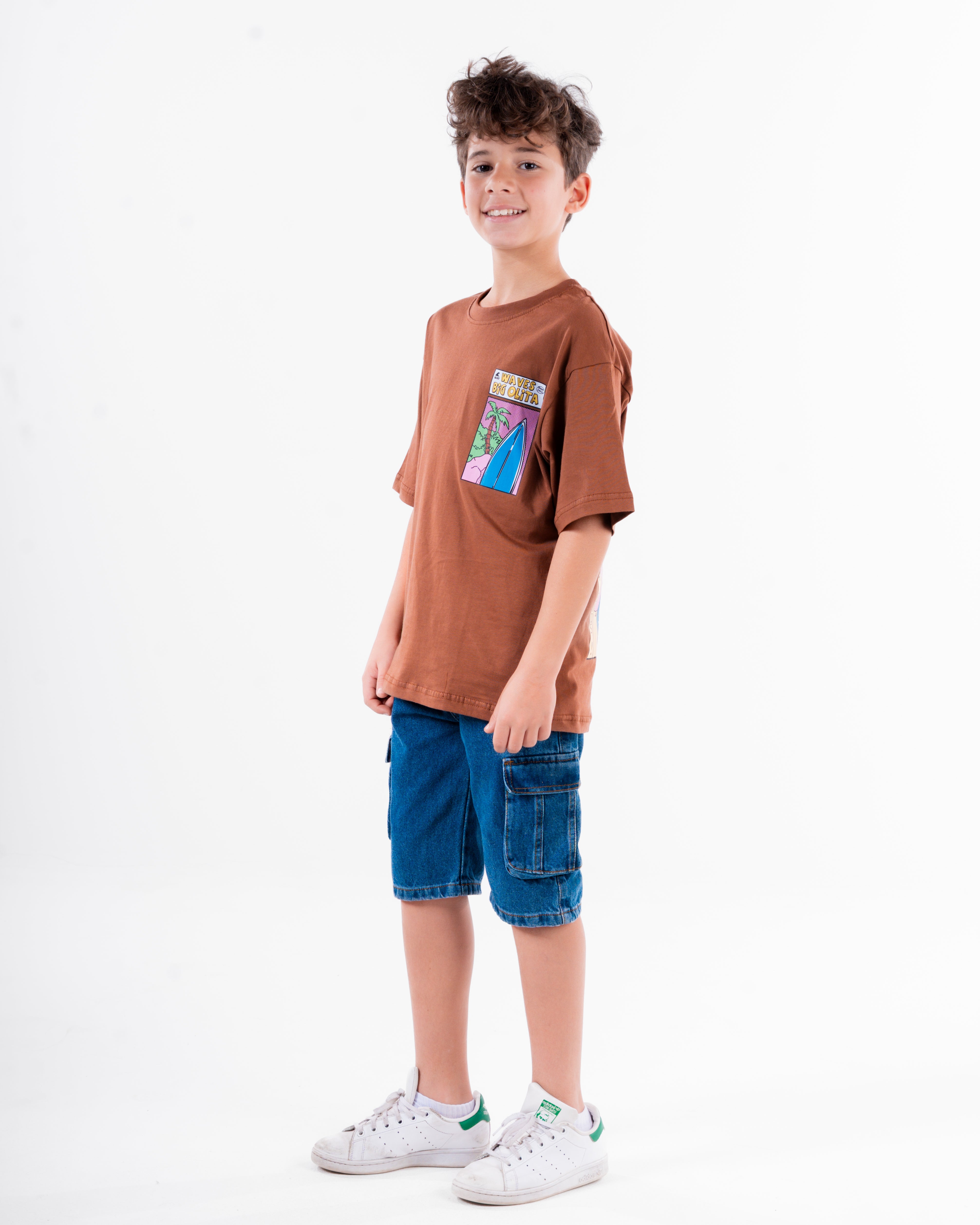 تي شيرت ولادي مطبوع