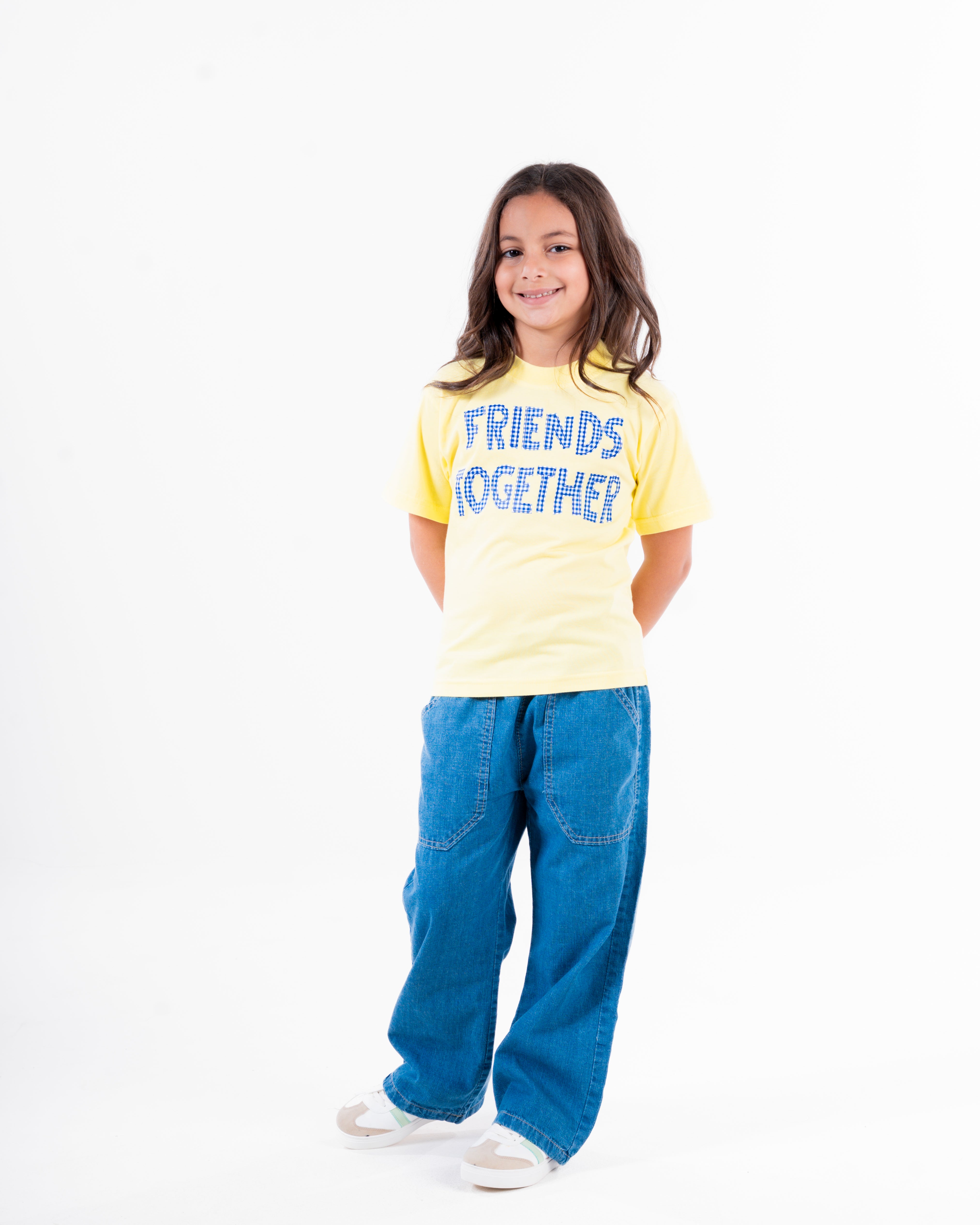 Girls Printed Friends Together T-Shirt