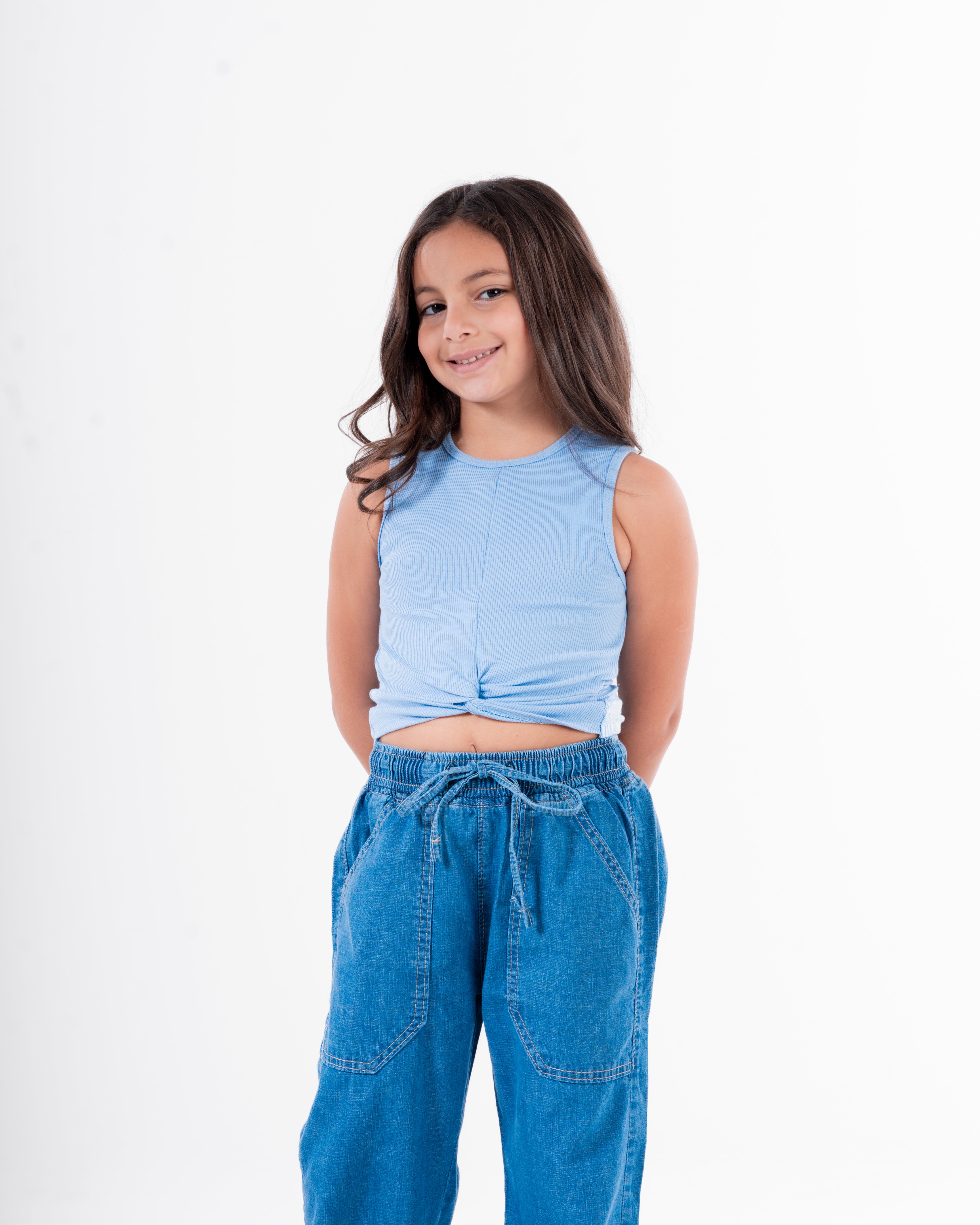 Girls Plain Cut T-Shirt