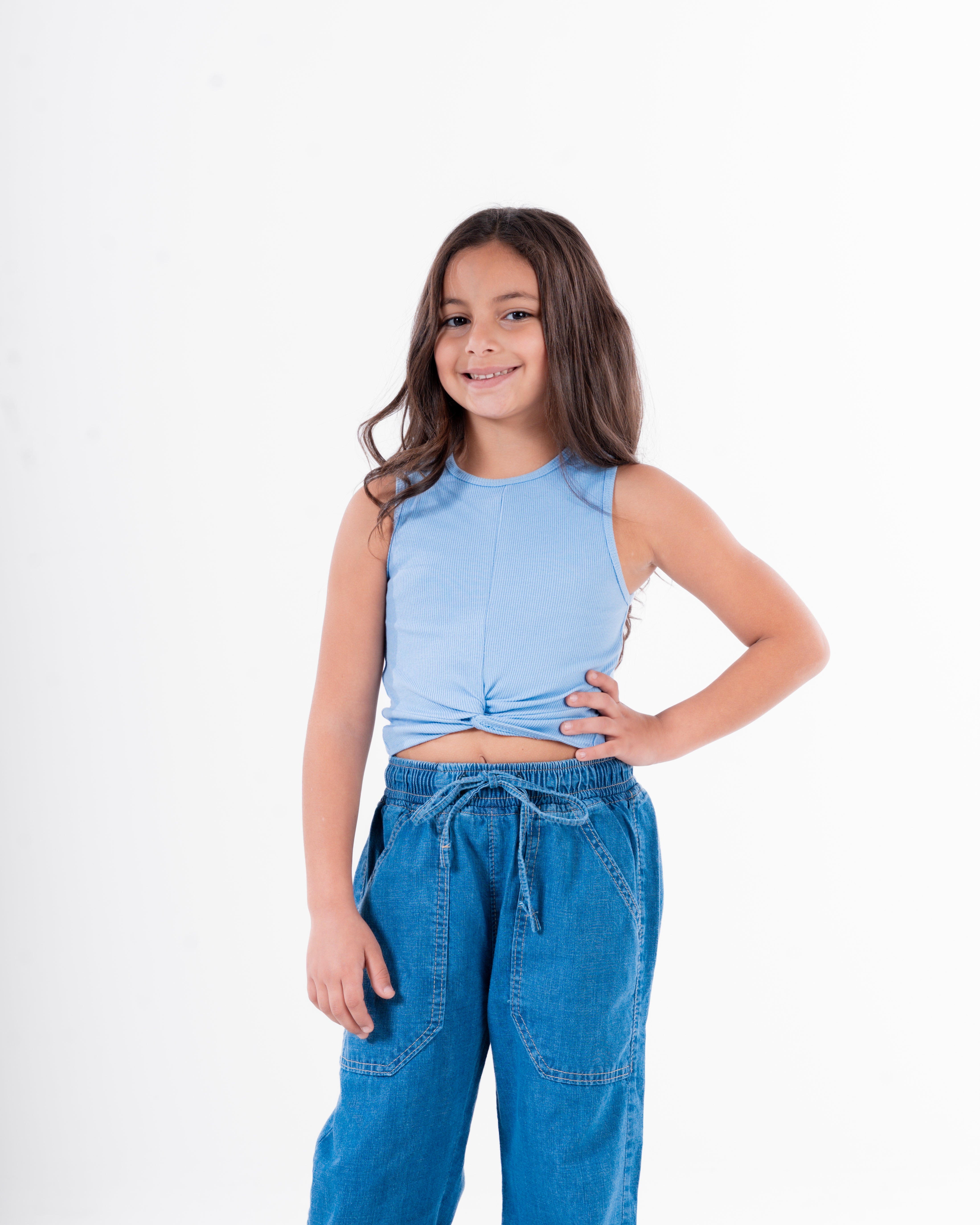 Girls Plain Cut T-Shirt