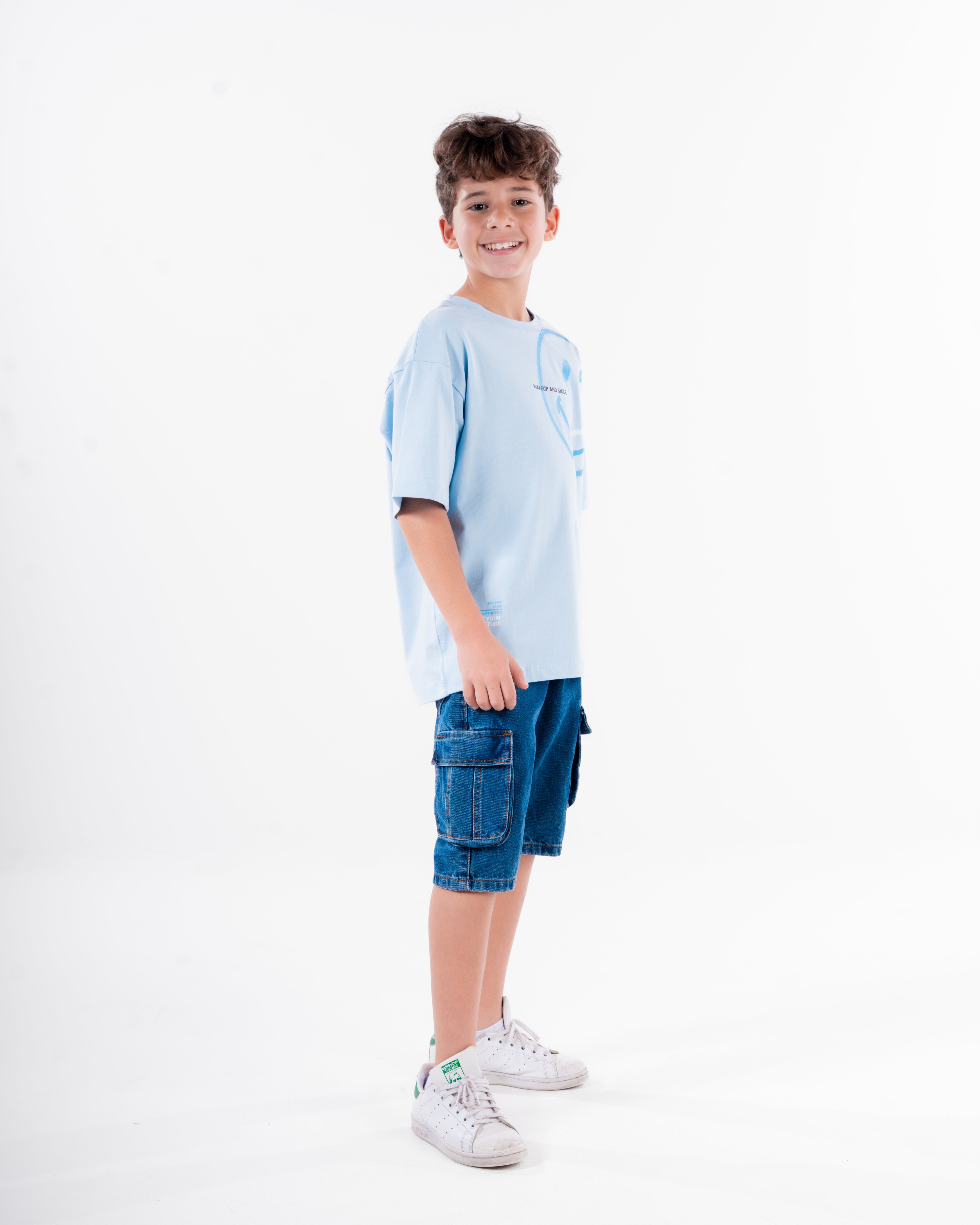 Boys Printed T-Shirt Smile