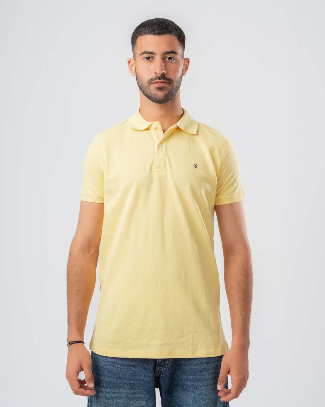 Embroidered Mens Short Sleeve Polo T-shirt