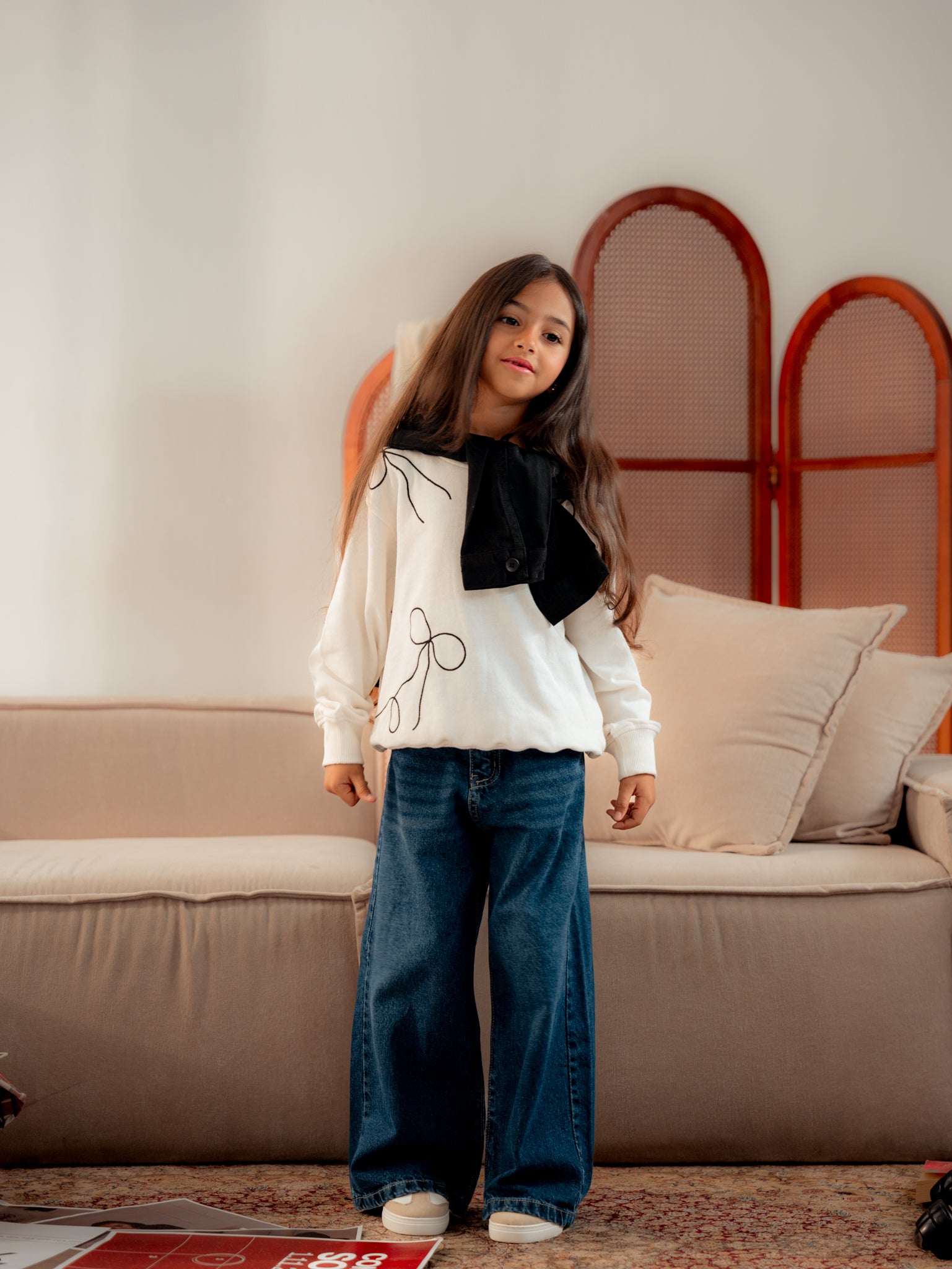 Ribbons Girl SweatShirt