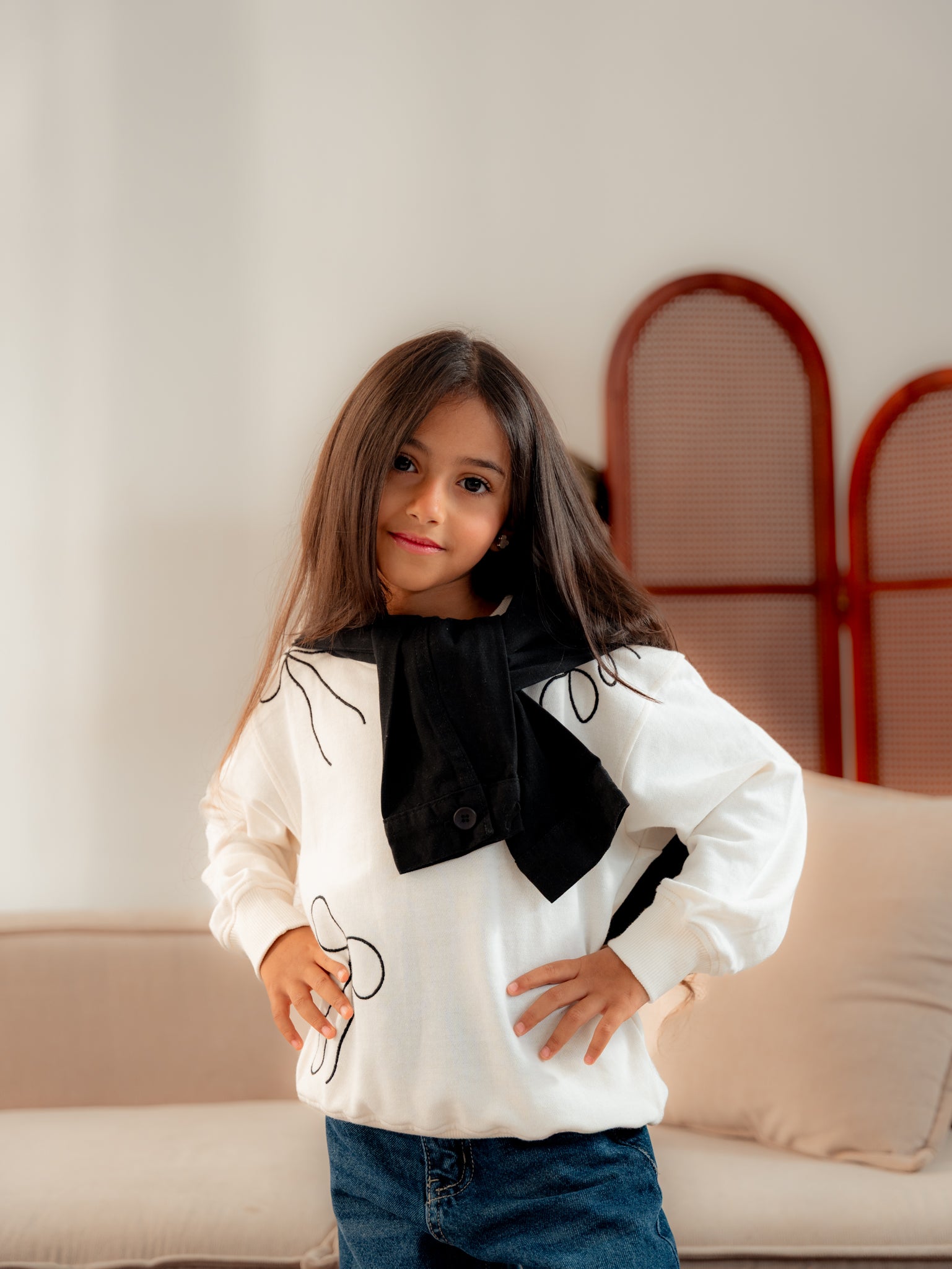 Ribbons Girl SweatShirt