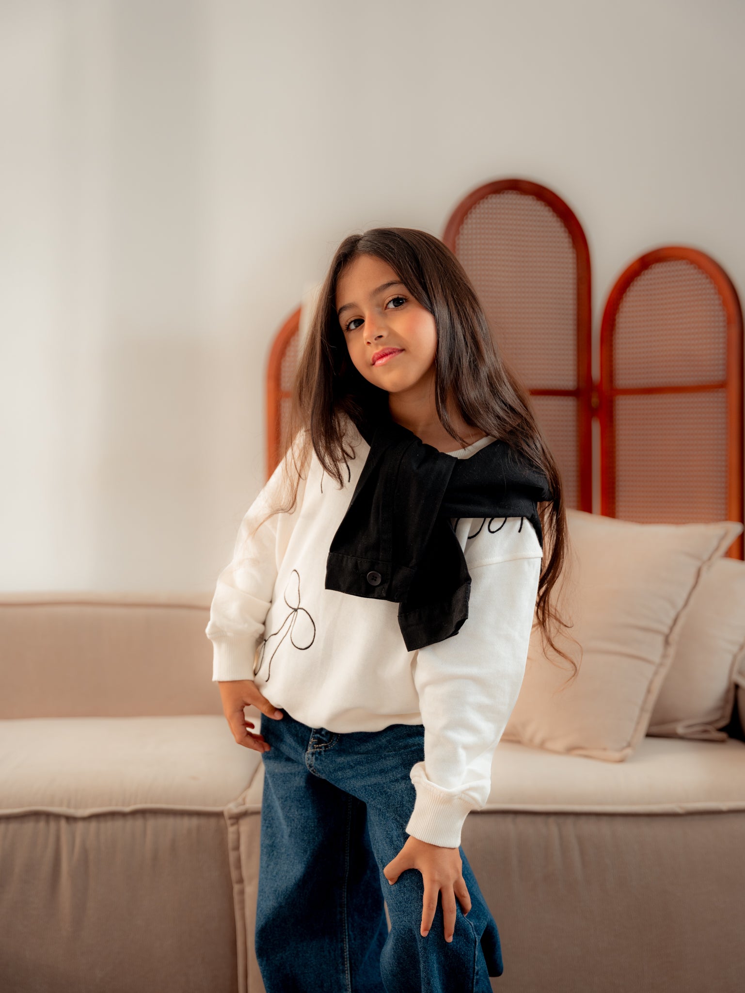 Ribbons Girl SweatShirt