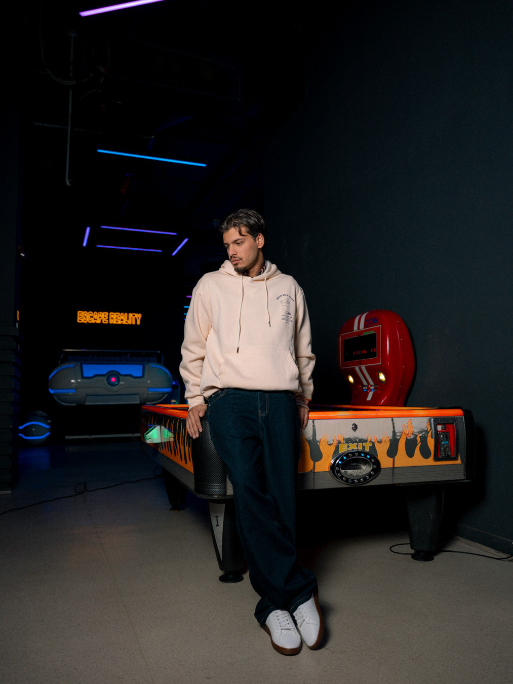 بنطلون جينز رجالي فضفاض