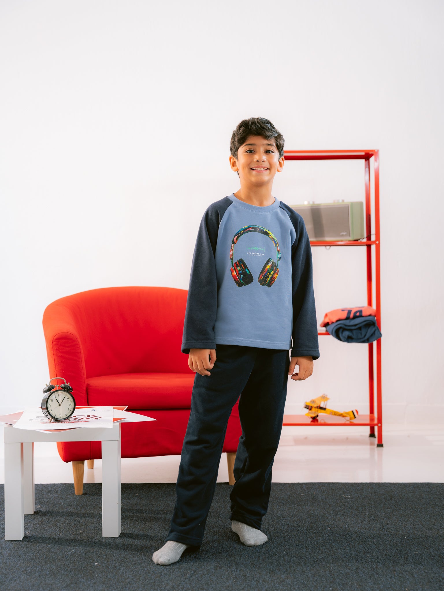 بيجامة أولادي مطبوعة