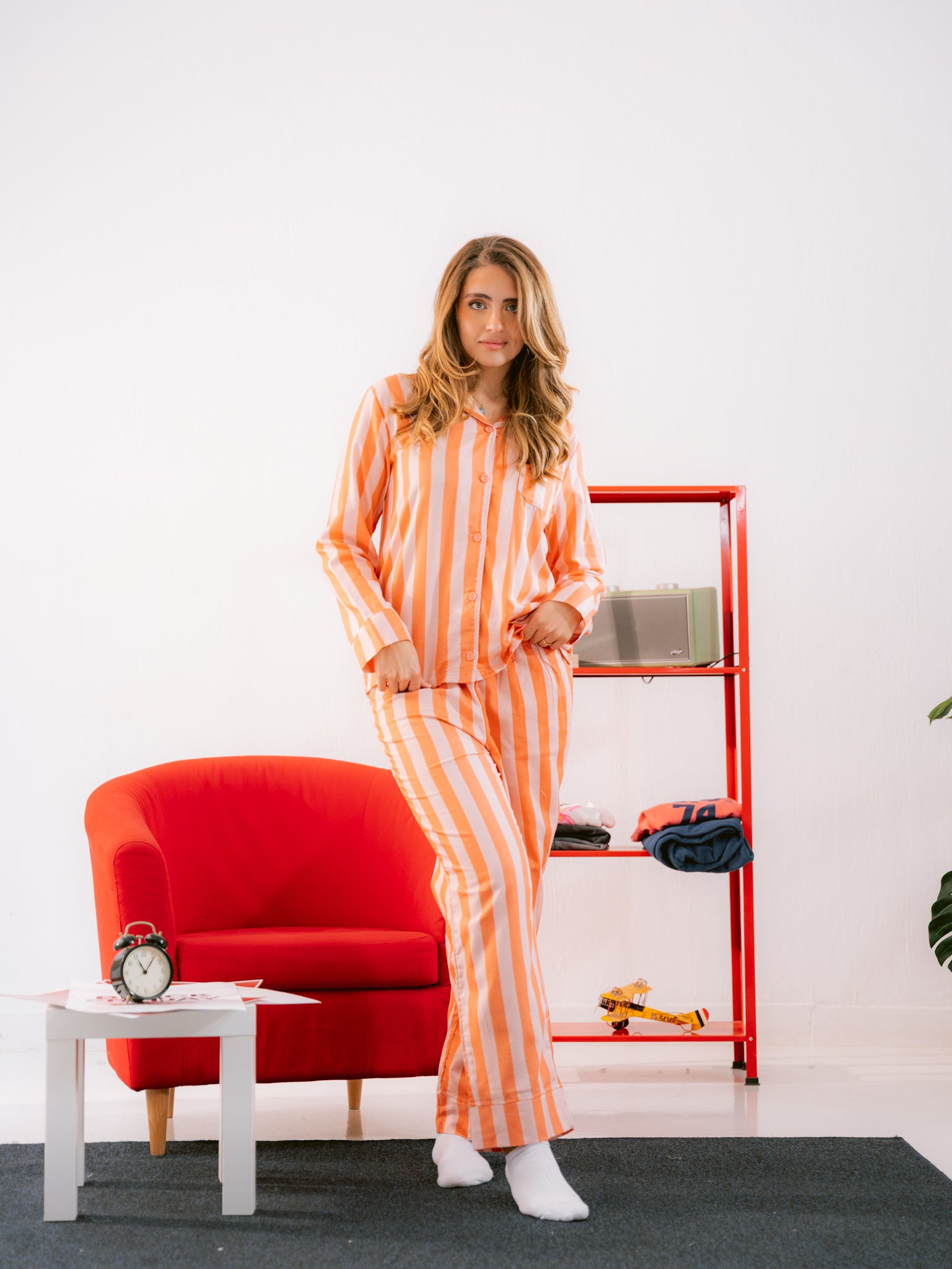 Striped Women Pajamas