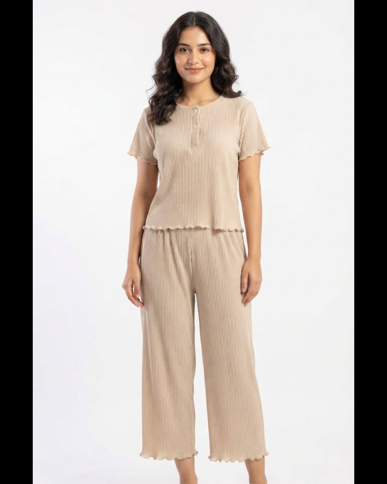Women Half Sleeves Pyjama