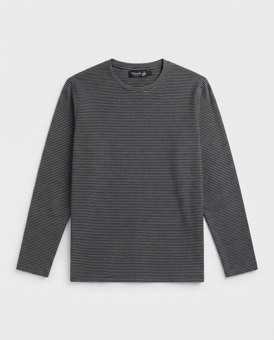 Men Stripped Long Sleeves T-Shirt