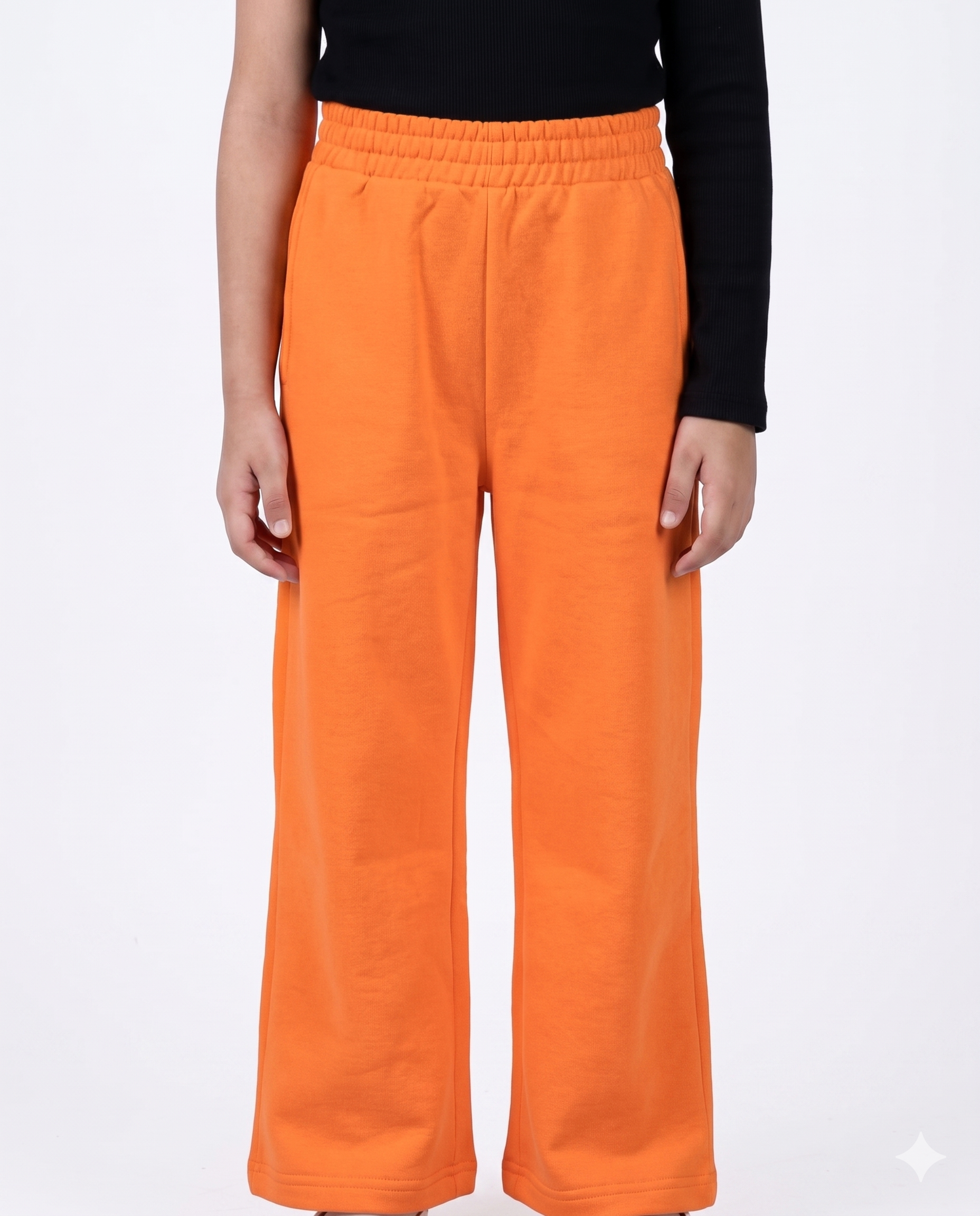 Girls Summer Melton Plain Pant