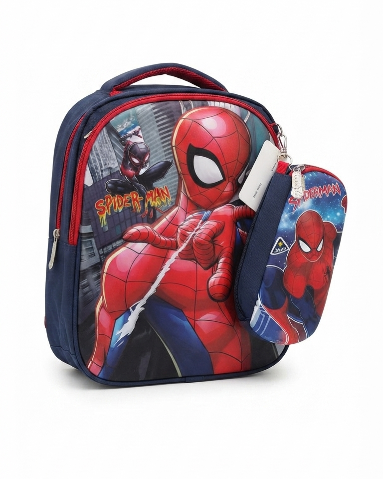 3D SpiderMan School Backpack