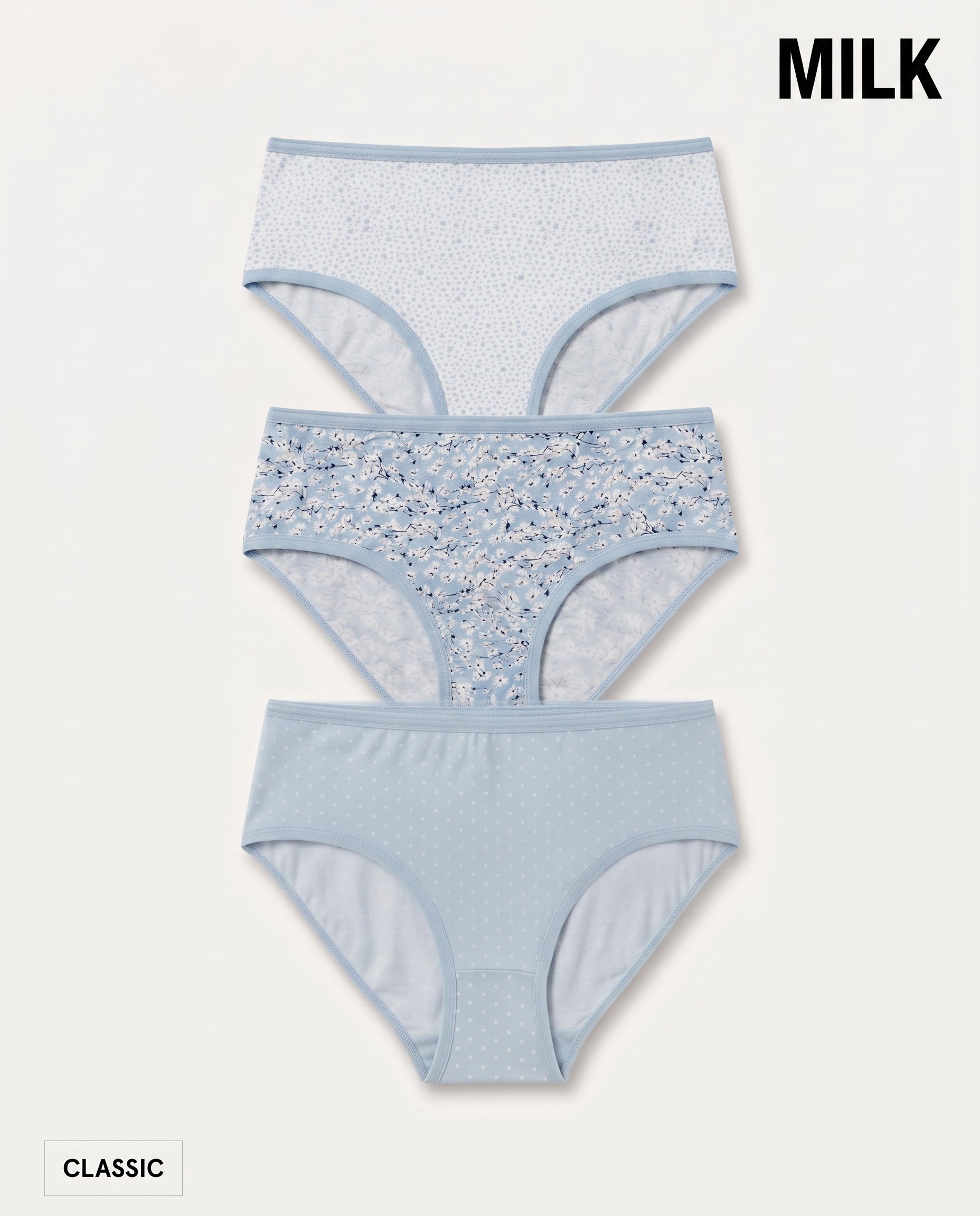 Milk Women’s Classic Brief 3PC