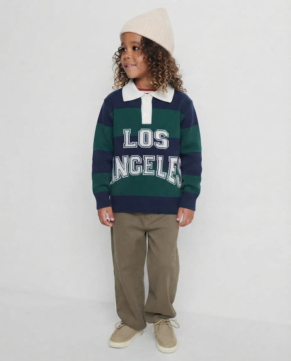 Boys Jaqured Pullover