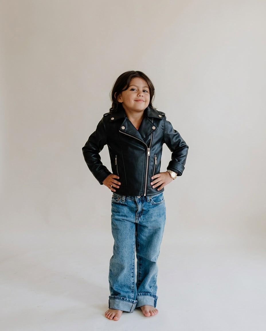 Girls Leather Jacket