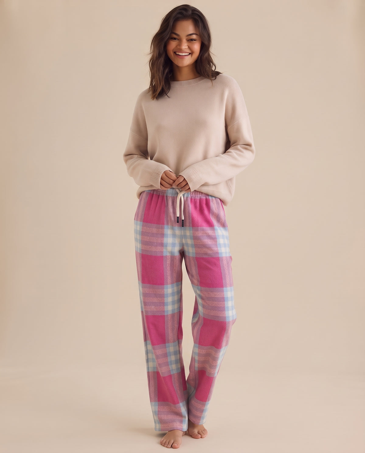 Women Plaid Pant