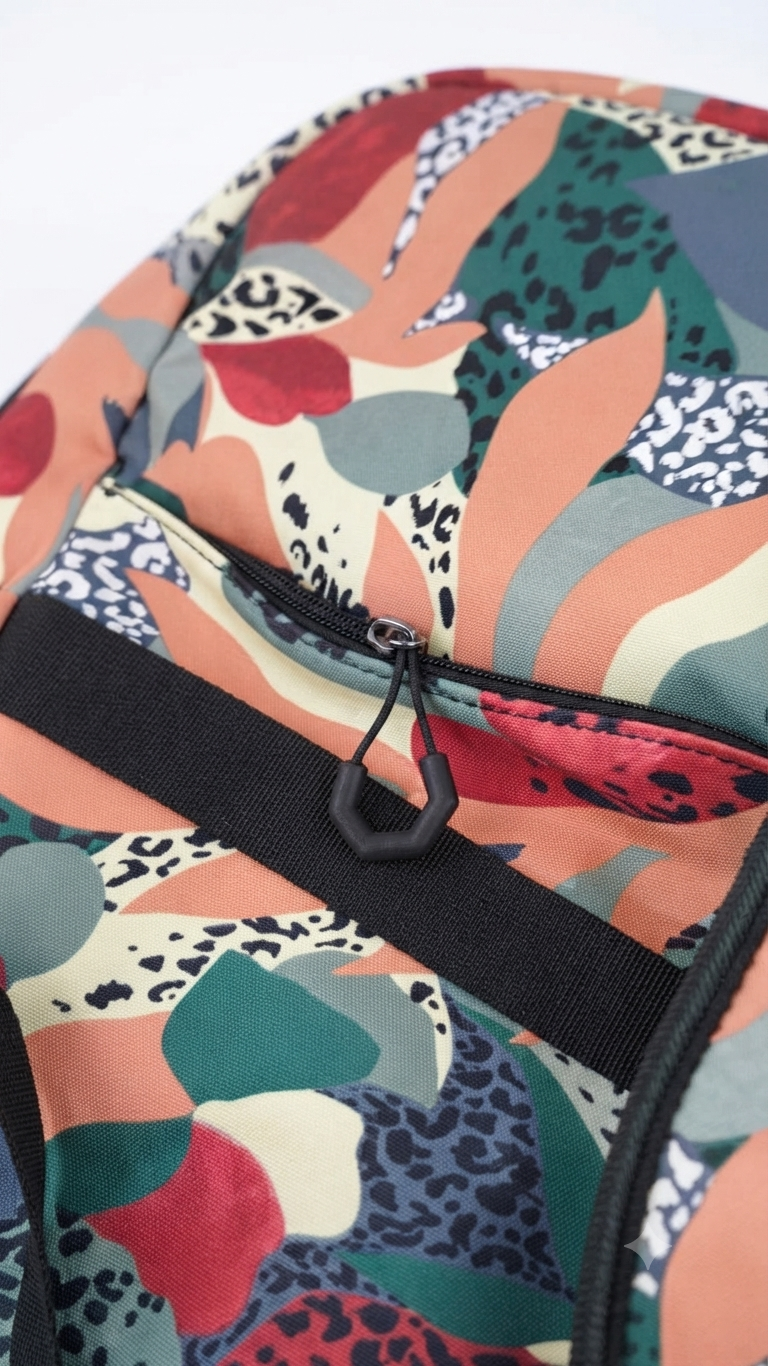 Boho-Chic Printed Backpack