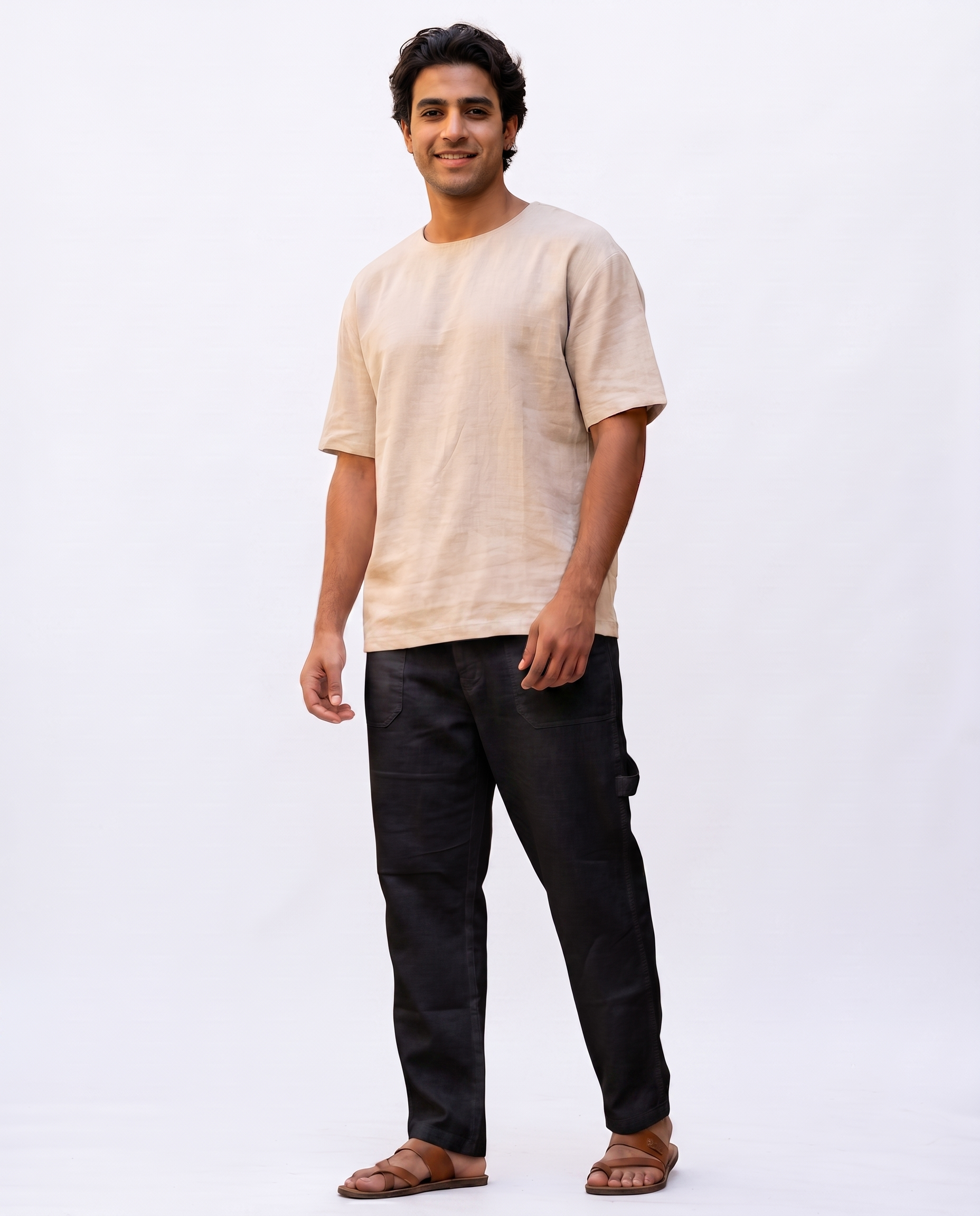 Men Linen Casual Pant