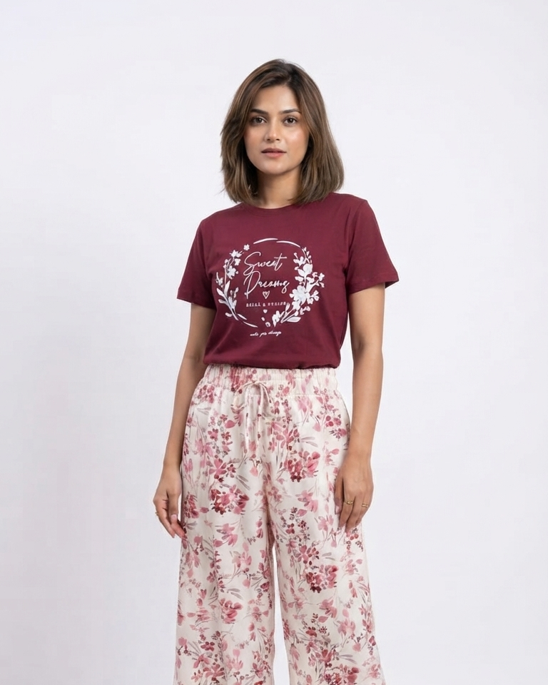 Women's Capri Pyjama Set