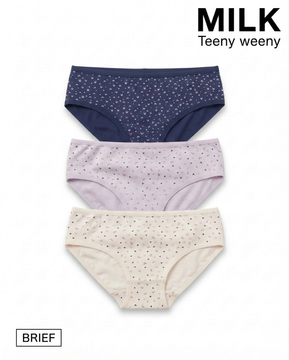 Girls Brief Pack 3pcs _ 4-6 Years