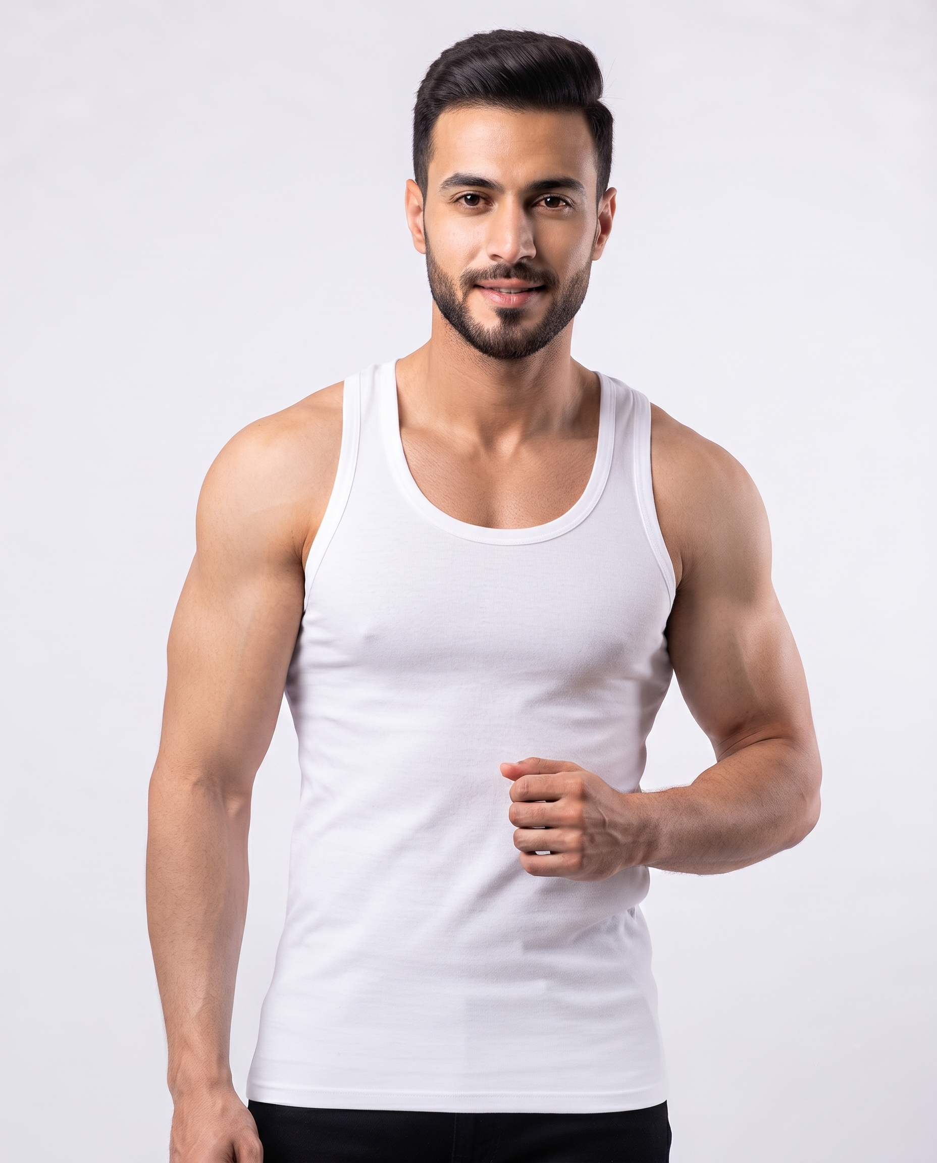 MEN SLEEVELESS UNDERSHIRT PACK 2PC