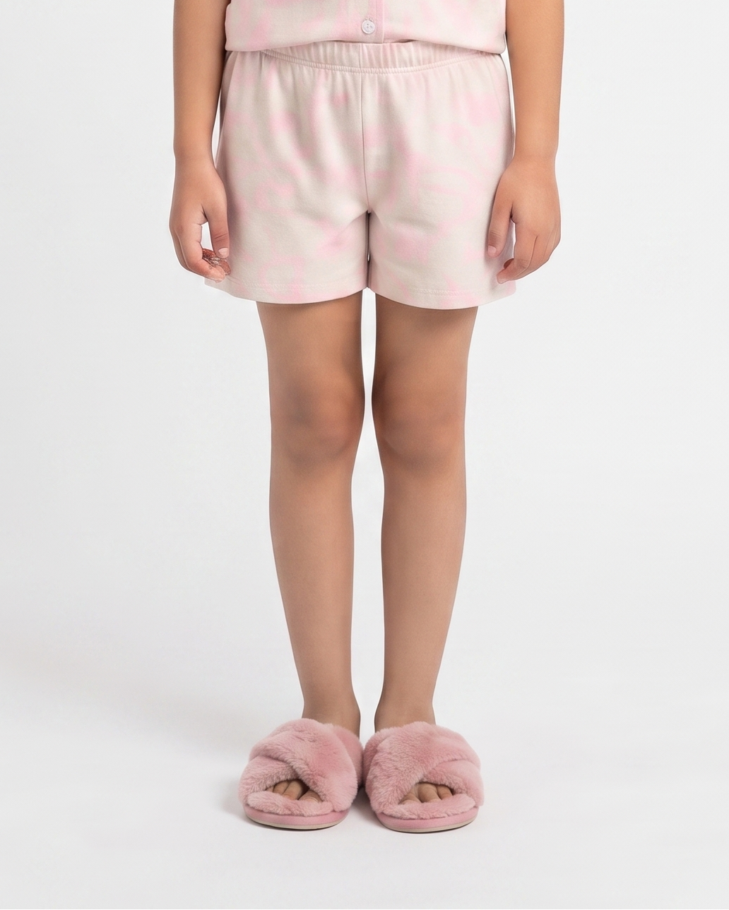 Girls Printed Half Sleeves Pyjama W/Short