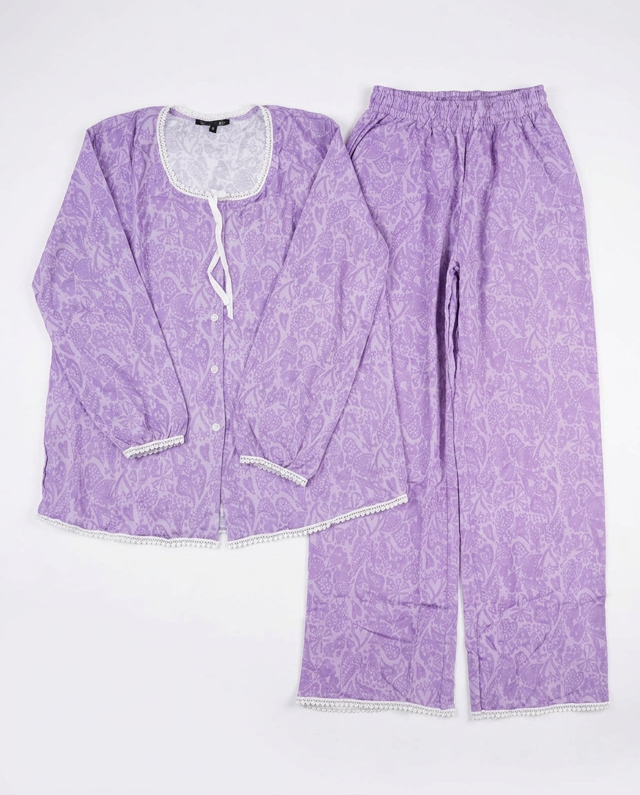 Women Pyjama W/Buttons