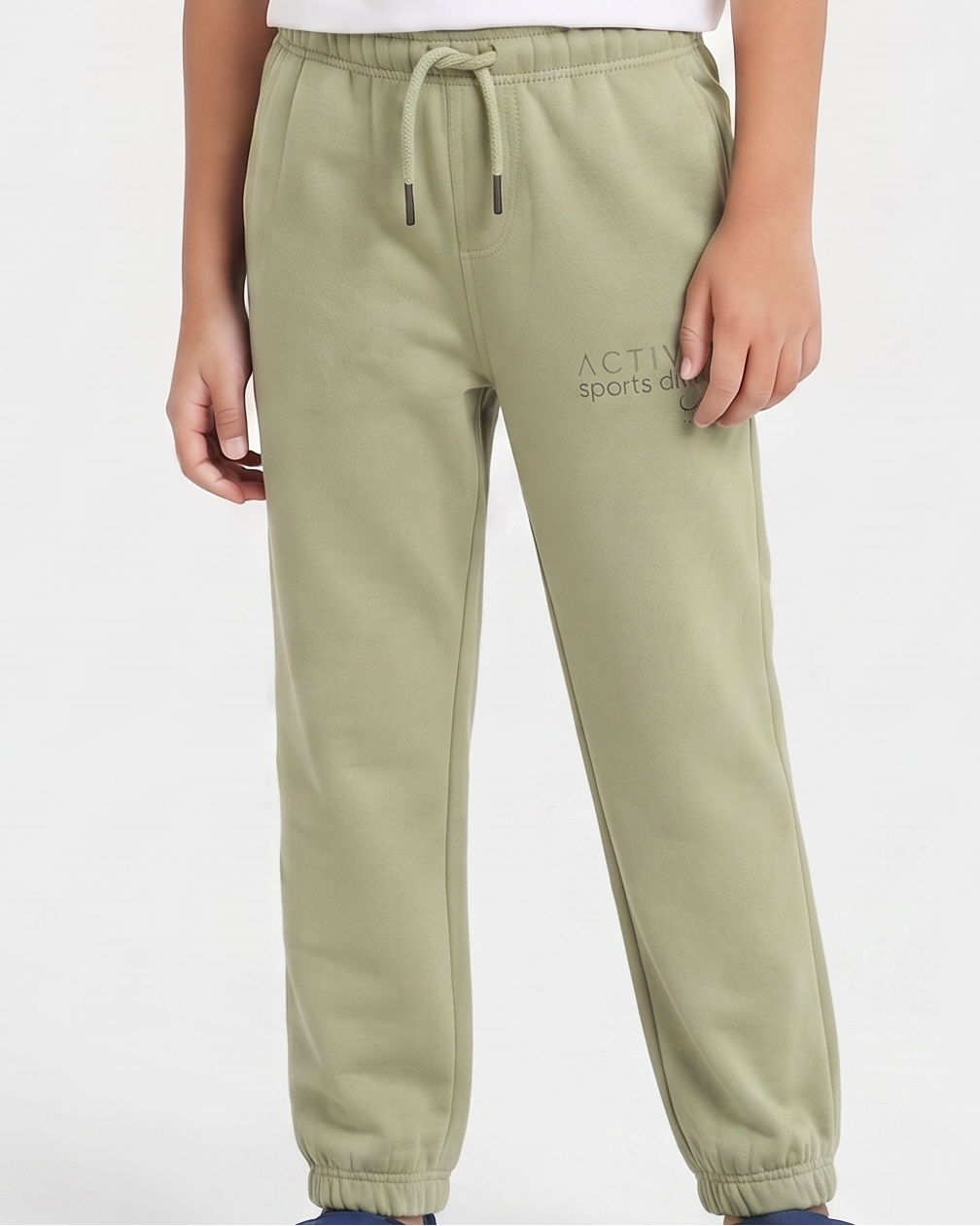 Boys Embroidered summer melton pant