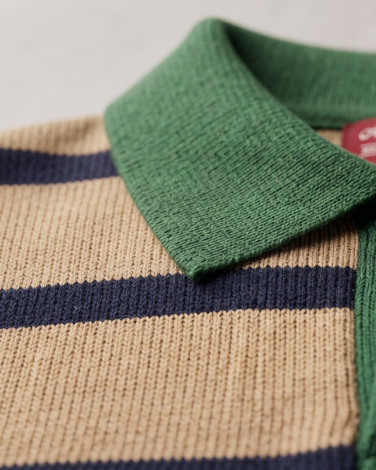 Boys Stripped Open Neck Pullover