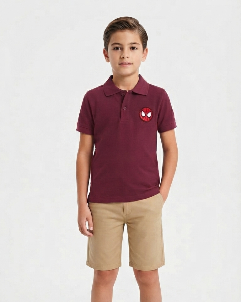 Boys Half Sleeves Polo T-shirt