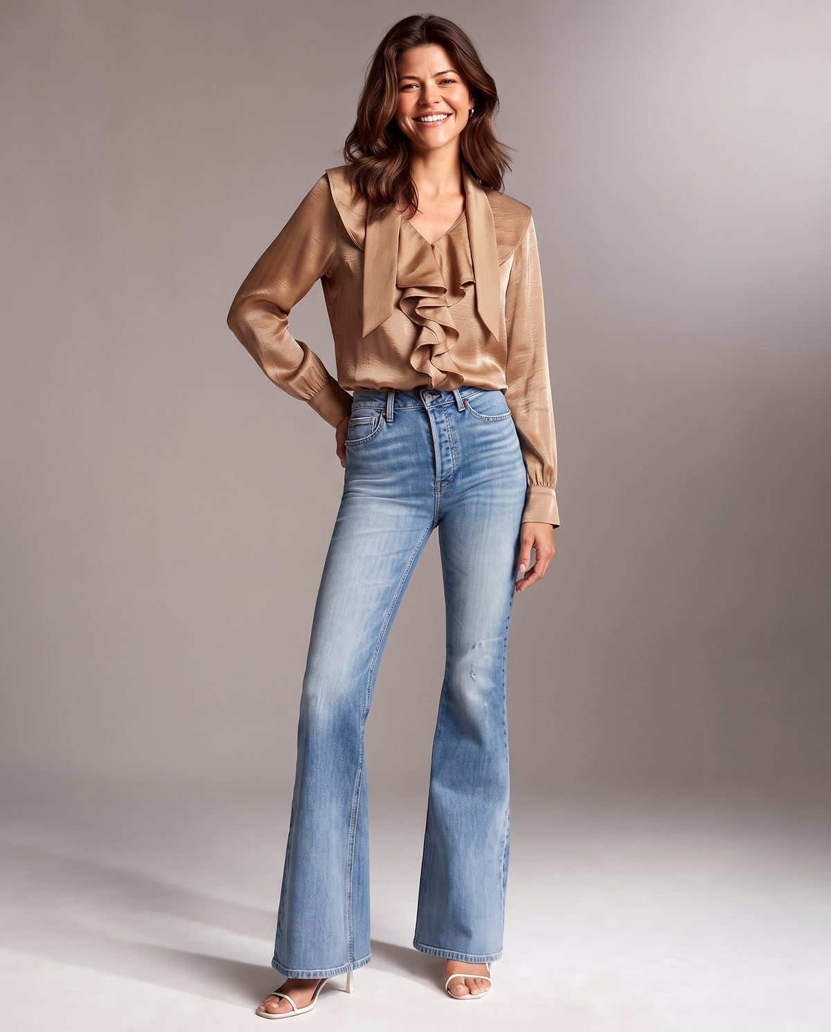 Women  Satin Casual Blouse
