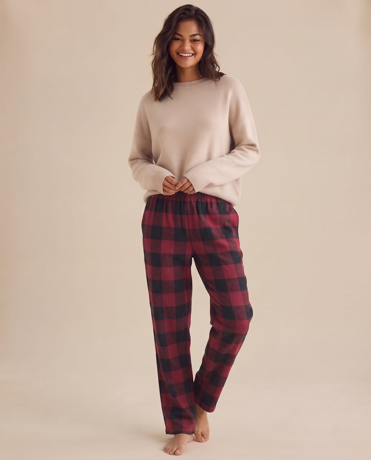 Women Plaid Pant