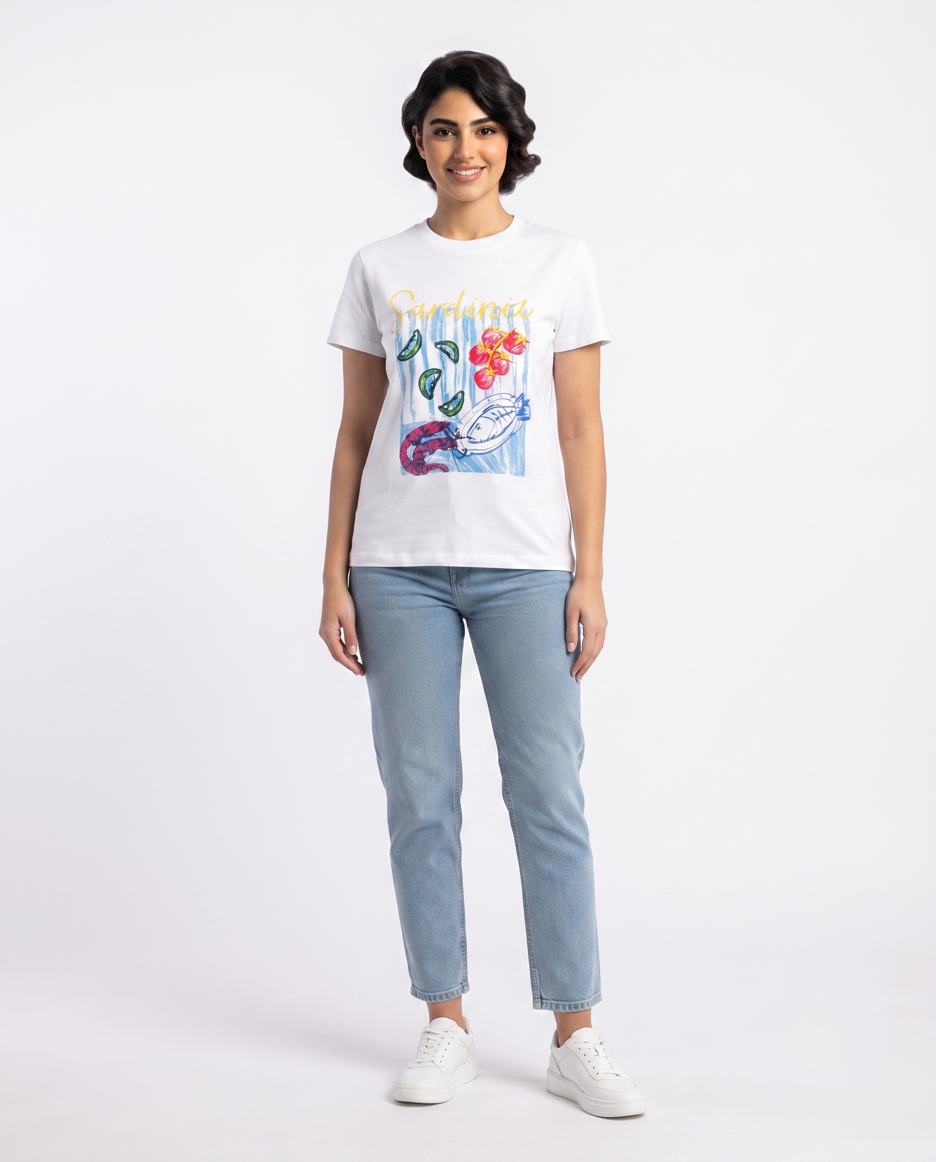 Women Printed Half Sleeves T-shirt