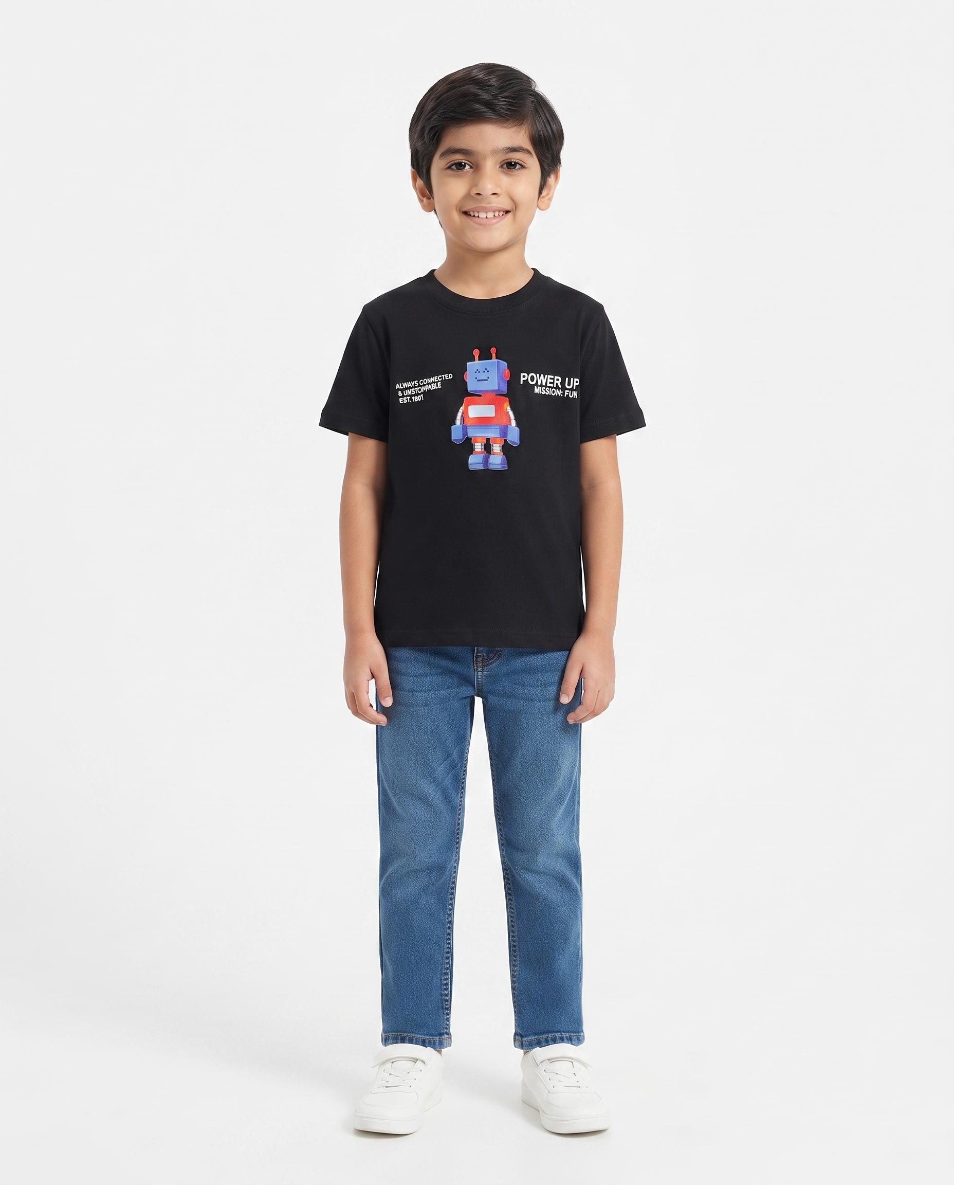Boys Printed Half Sleeves T-shirt