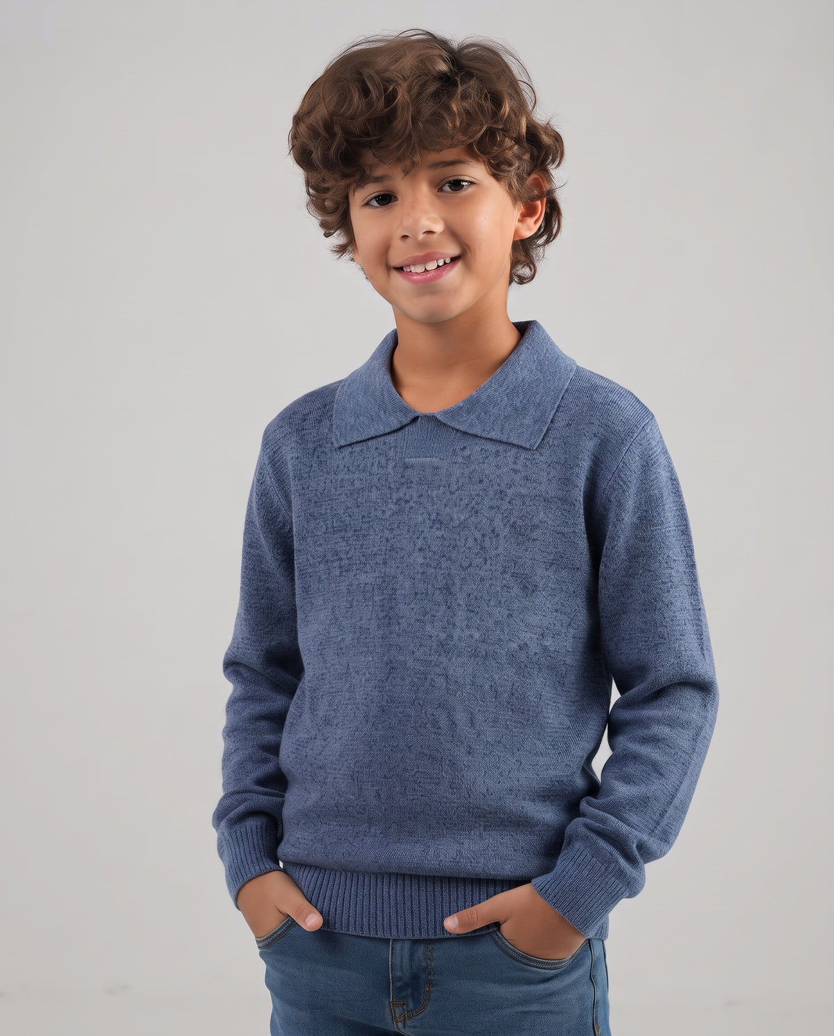 Boys Palin Velour Pullover