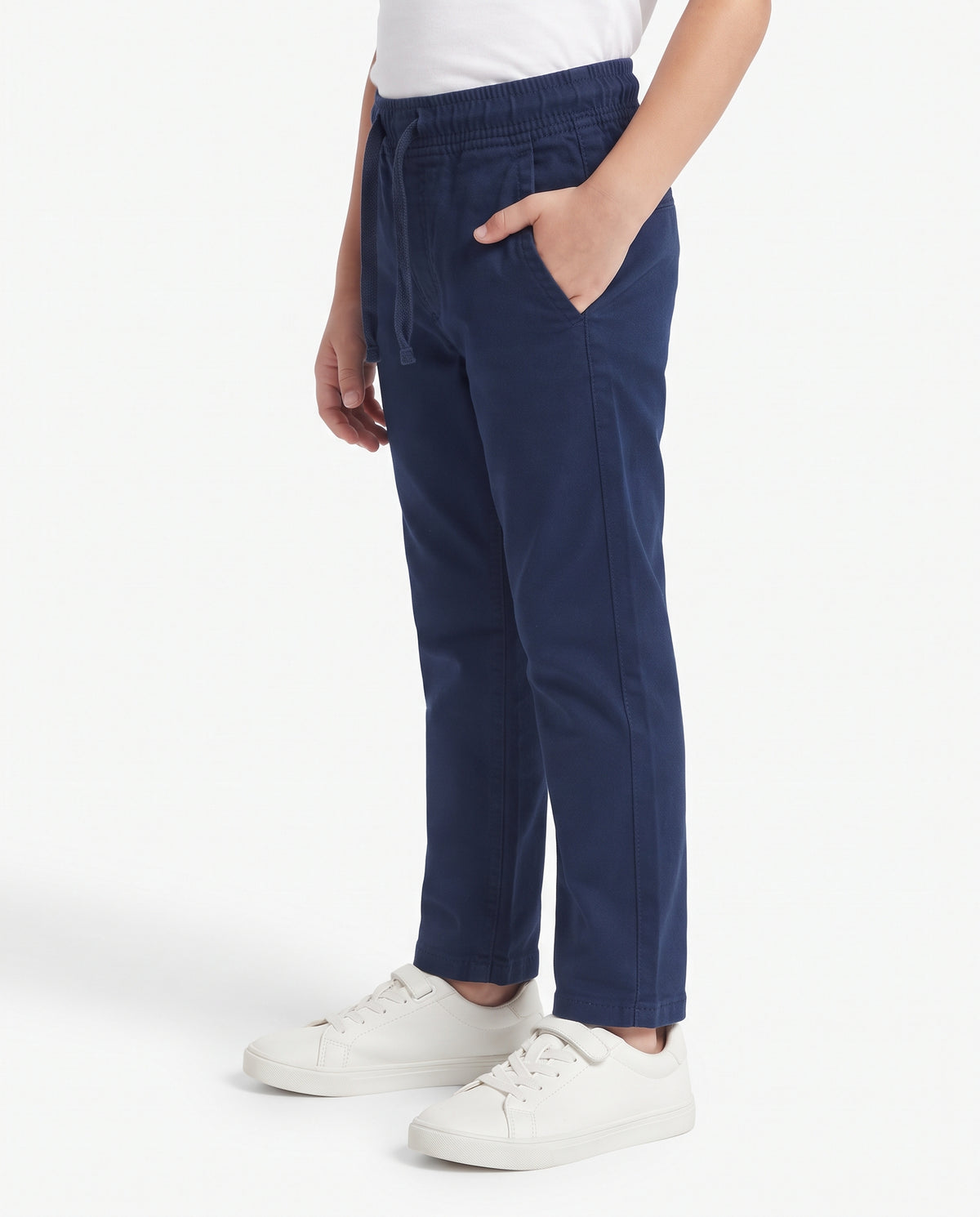 Boys Regular Fit Gabardine Pant
