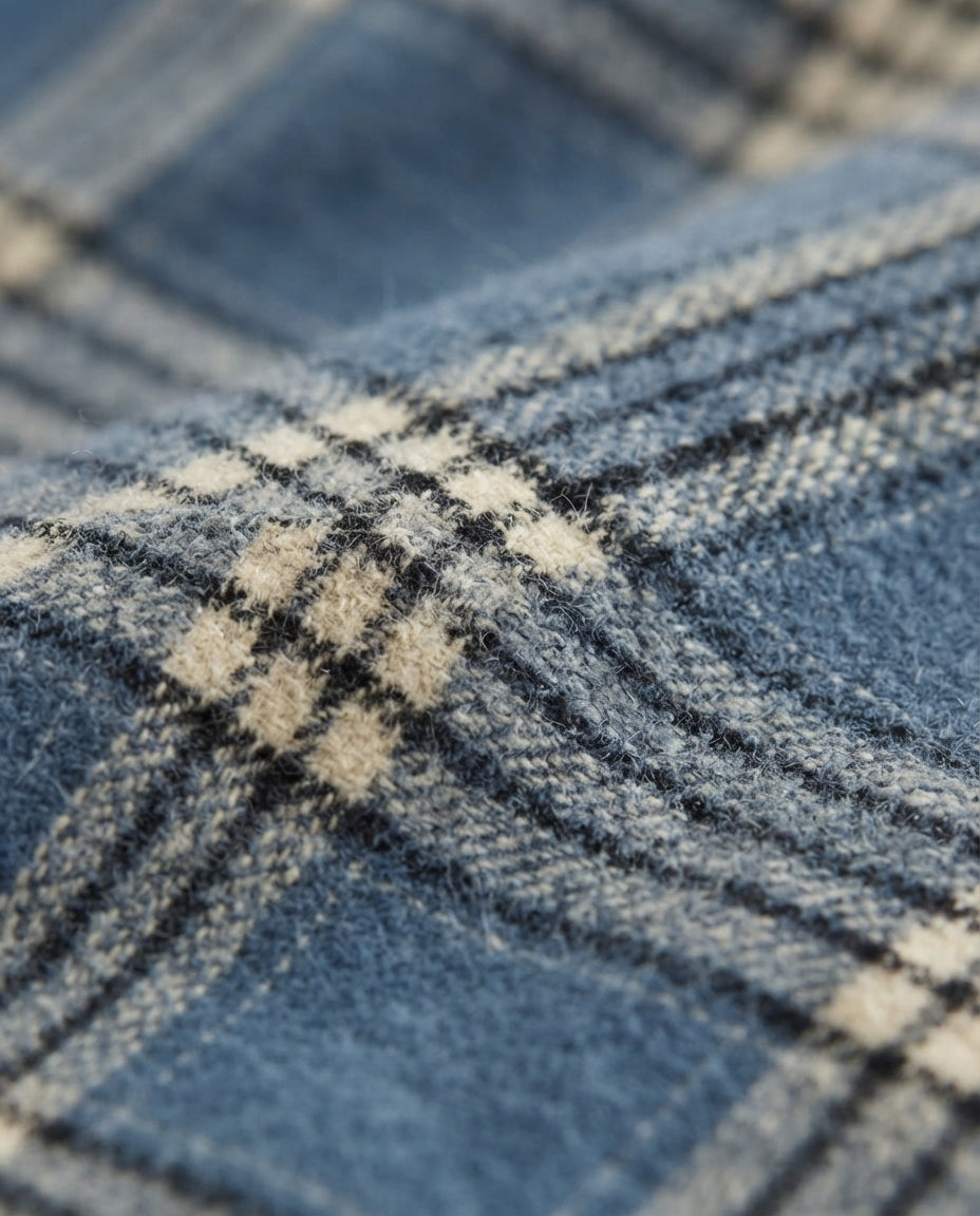 Men Woven Plaid Pant