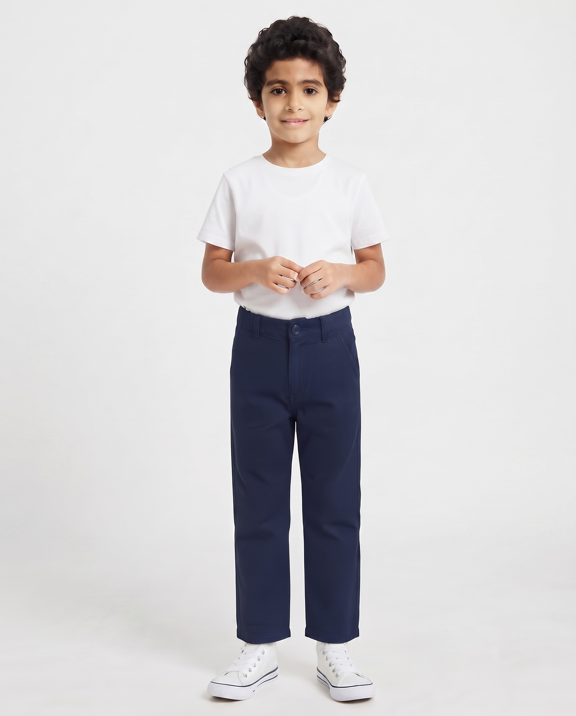 Boys Gabardine Wideleg Pant