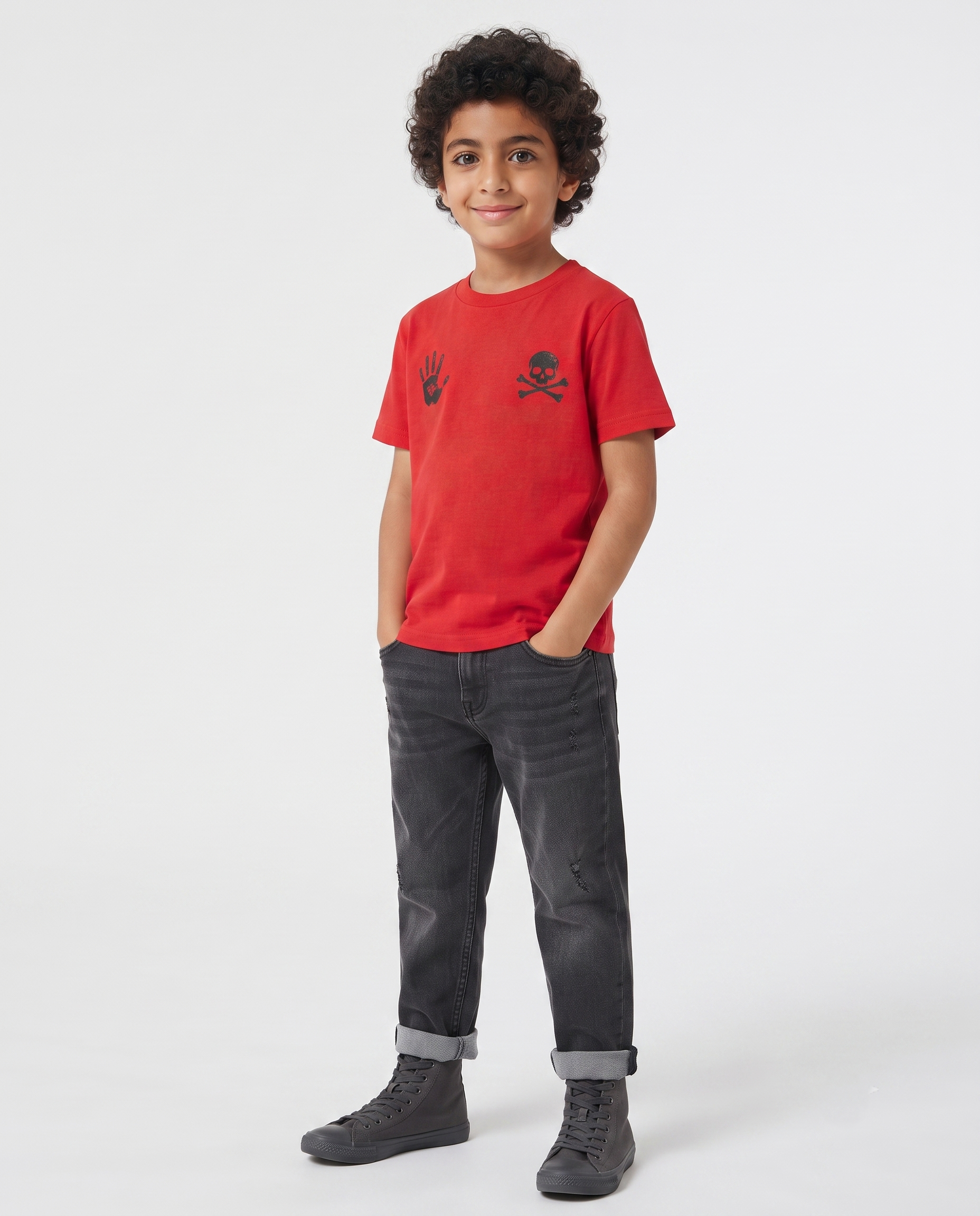 Boys Printed Fast T-Shirt