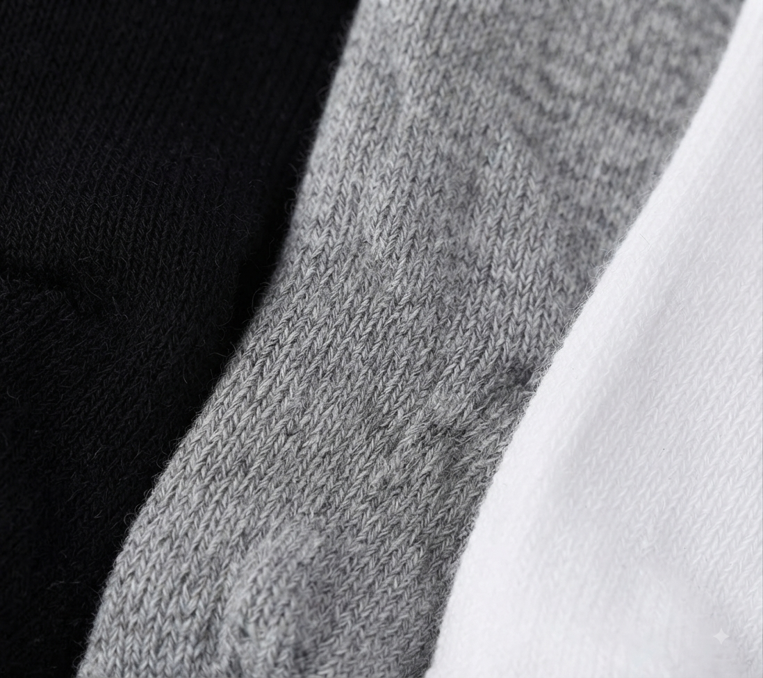 Boys Cotton Plain Long Socks 3Pc
