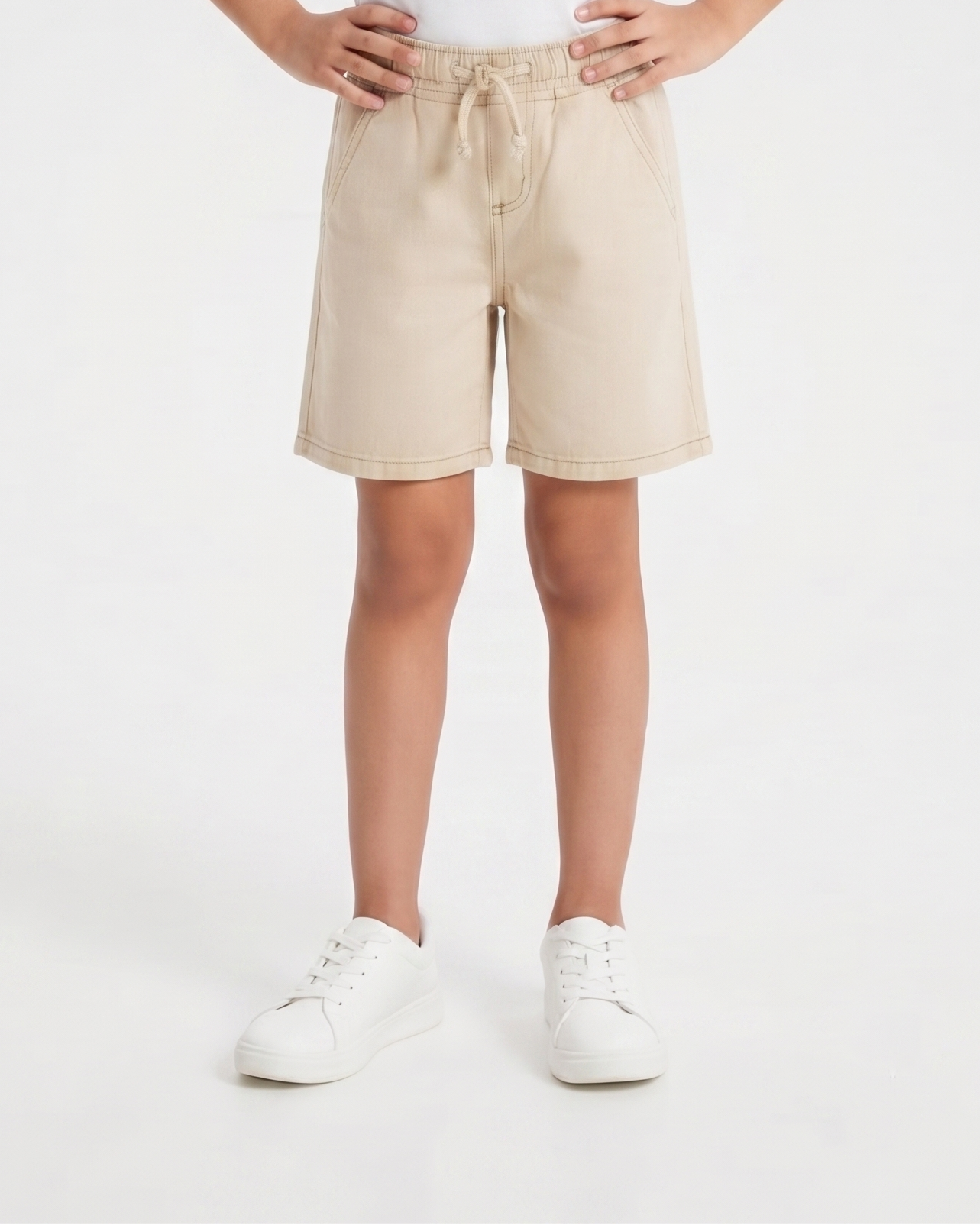 Girls Gabardine Short W/Pocket