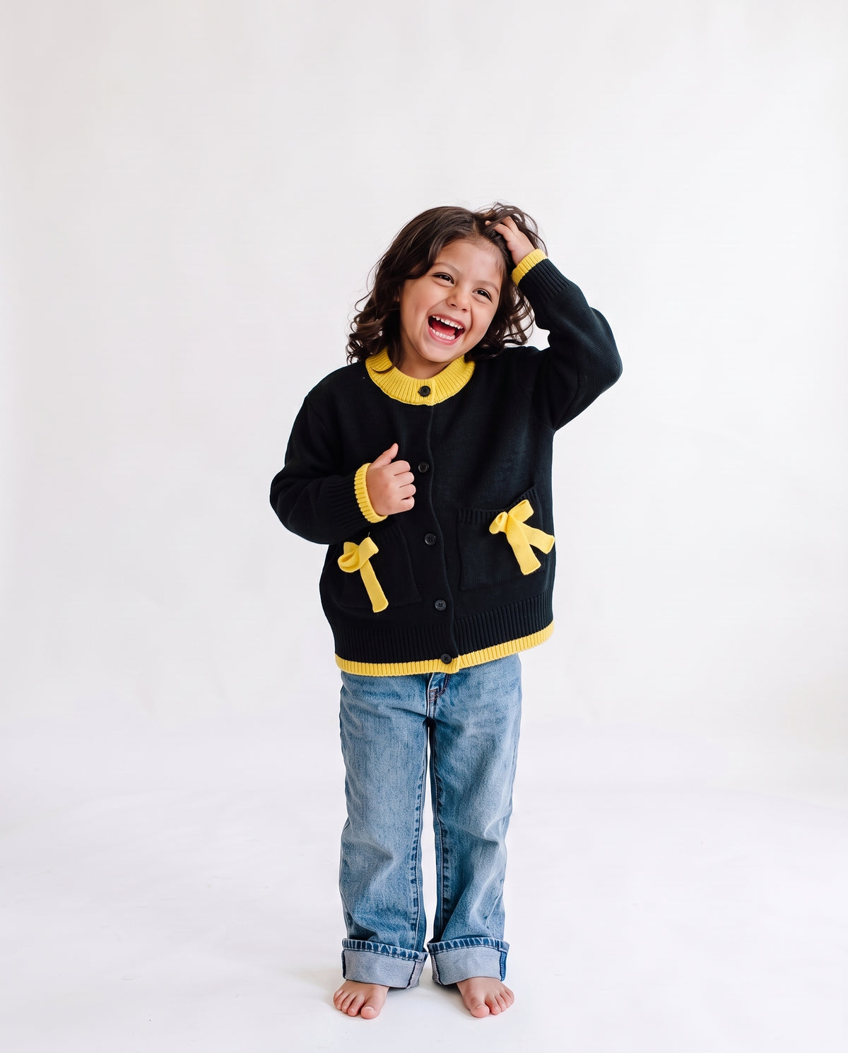 Girls Pullover W/buttons