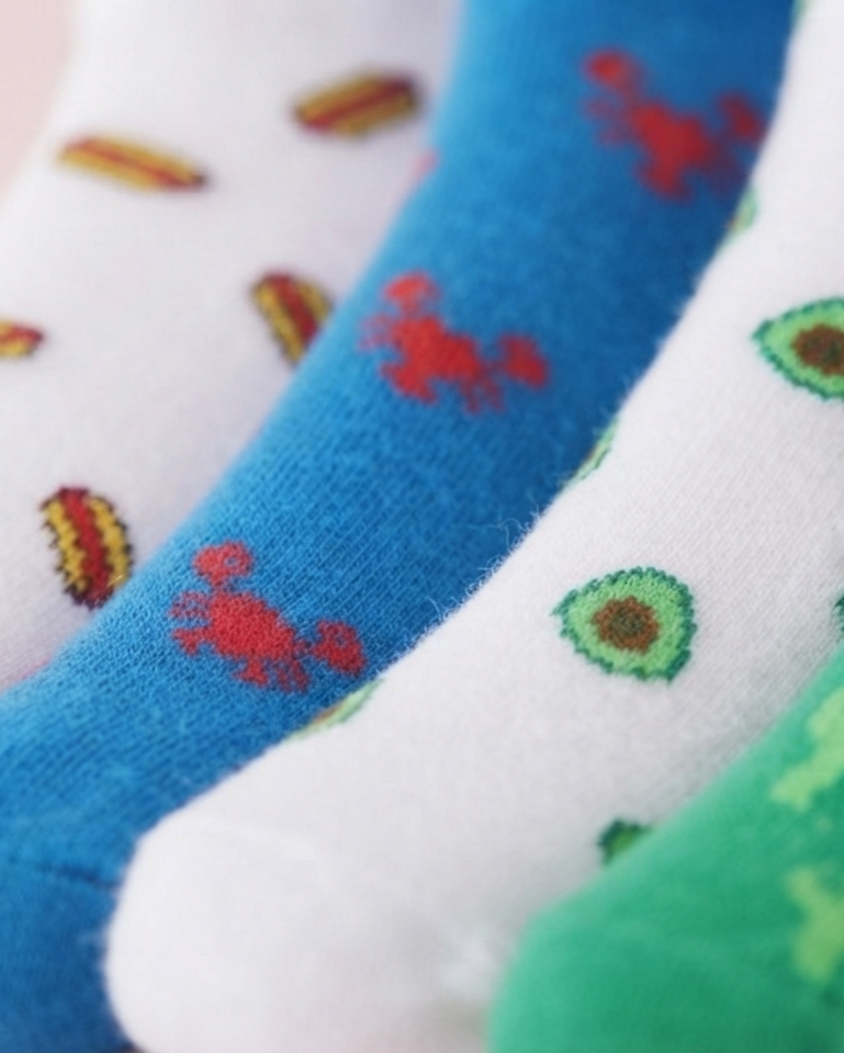 Kids Socket Socks Pack 4pcs