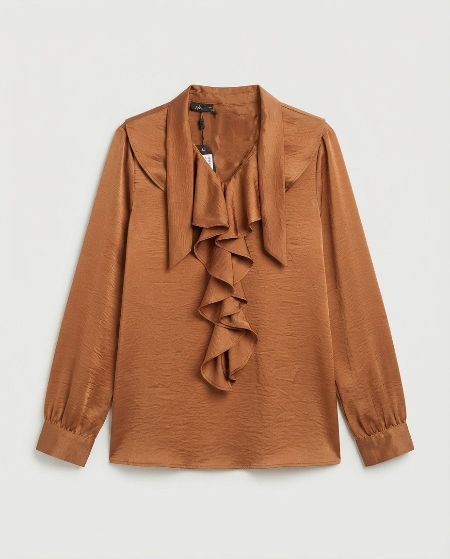 Women  Satin Casual Blouse
